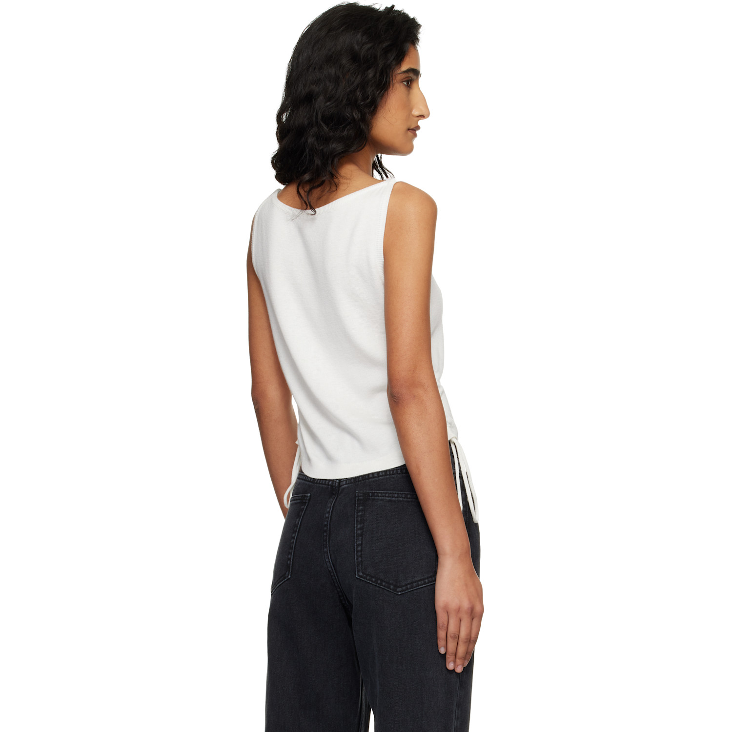  Dunst Off-white Layering Knit Tank Top 