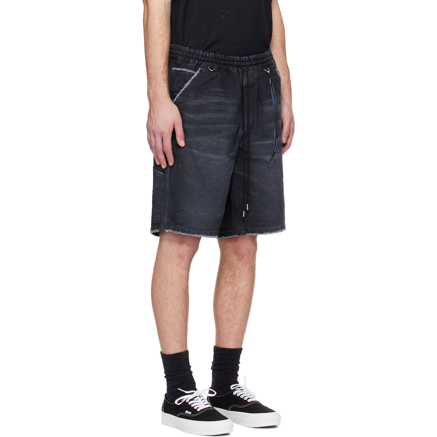  Mastermind World Black Mw Duck Painter Shorts 