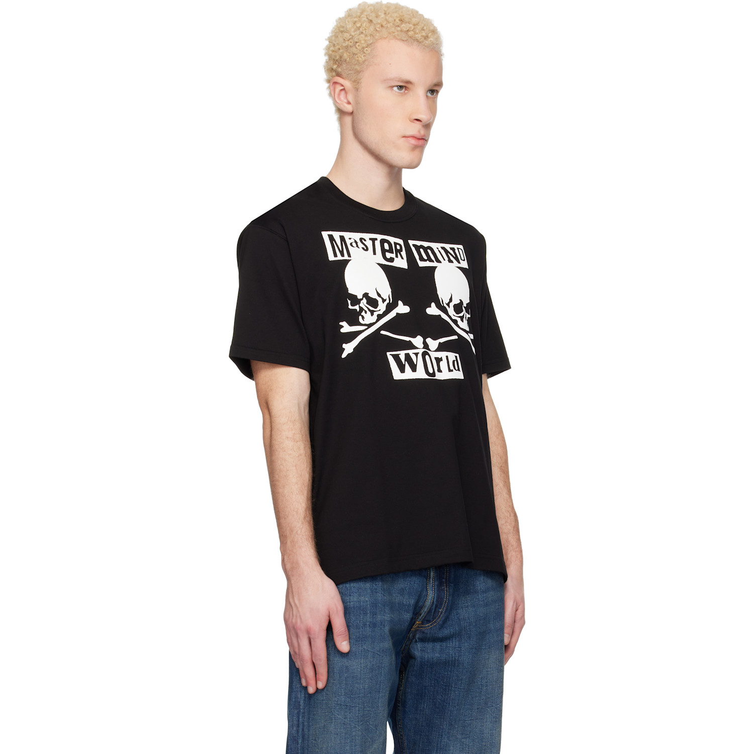  Mastermind World Black Mw Flyer Ss T-shirt 