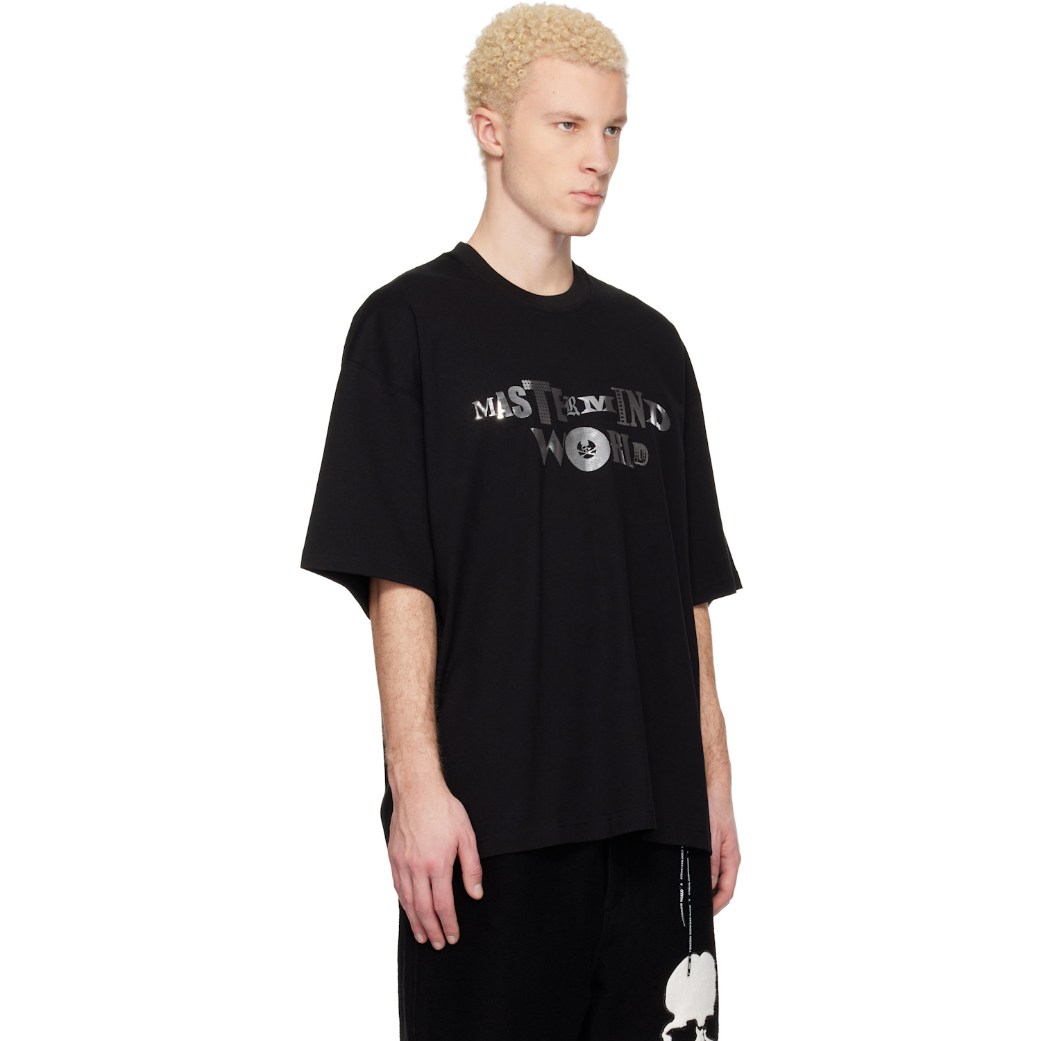  Mastermind World Black Mw Foil Logo Ss T-shirt 