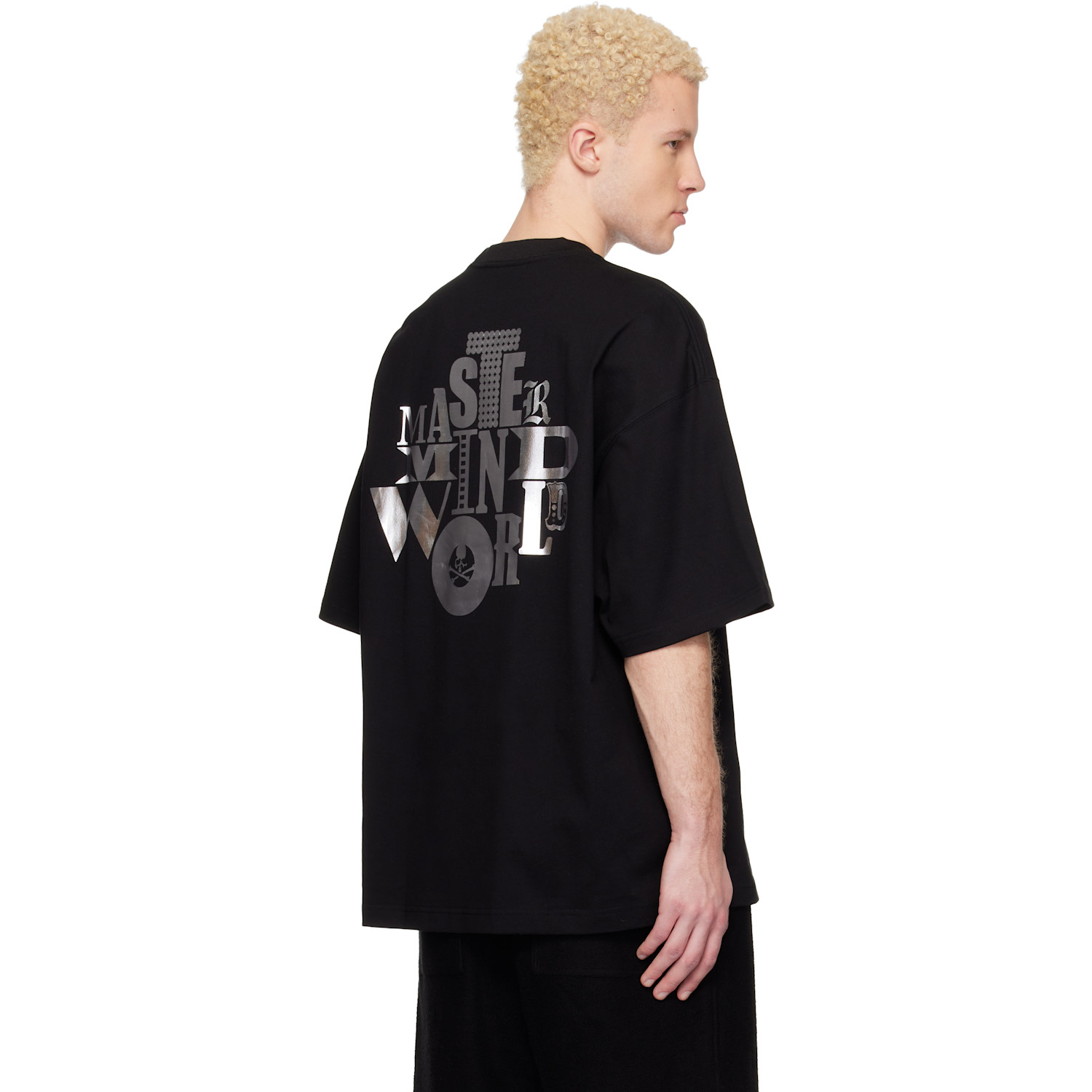  Mastermind World Black Mw Foil Logo Ss T-shirt 
