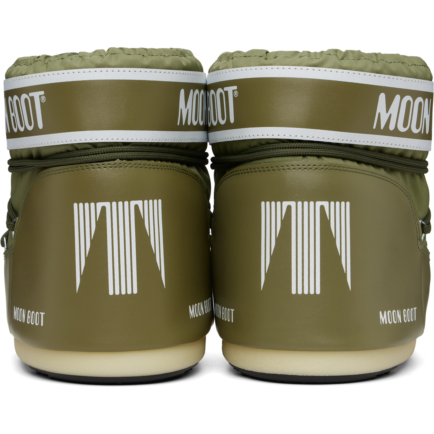  Moon Boot Khaki Icon Low Nylon Boots 