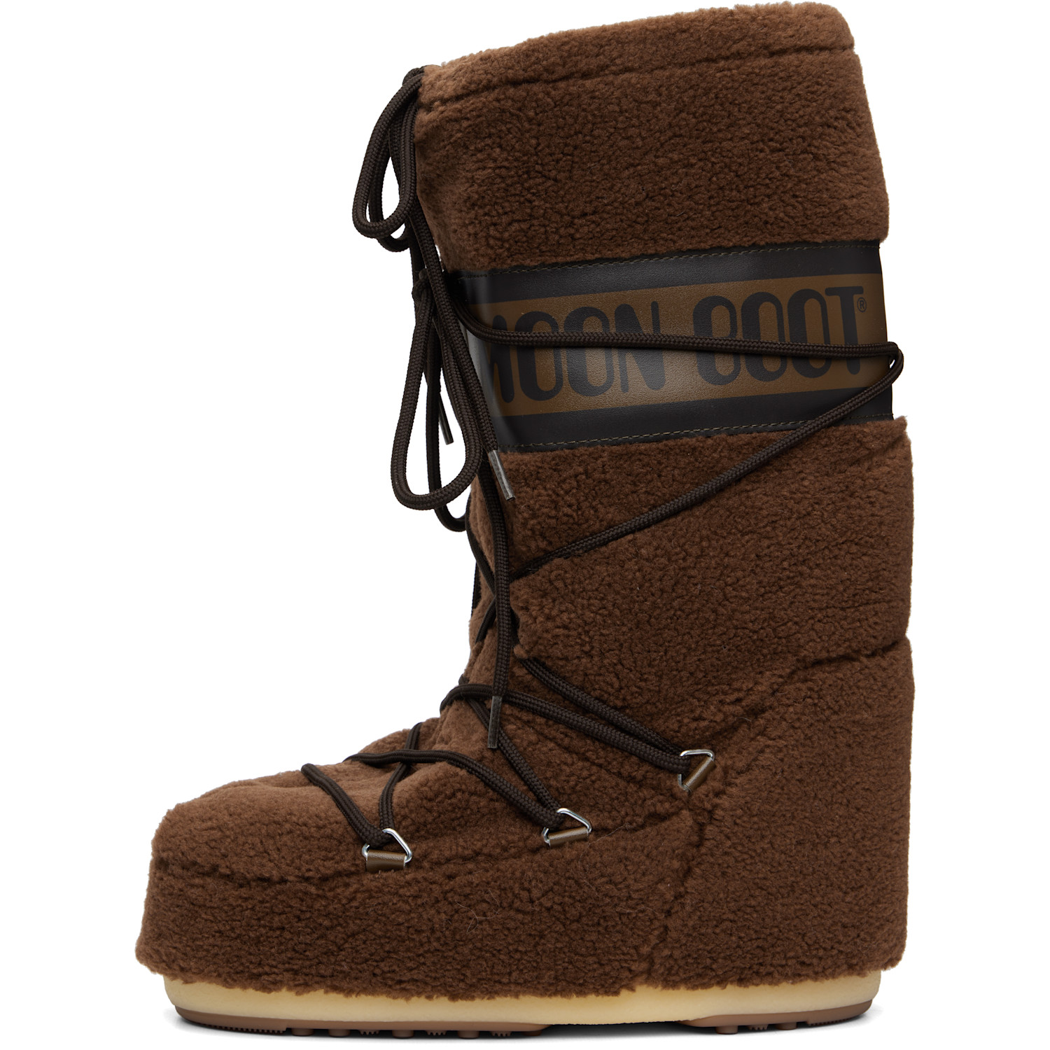  Moon Boot Brown Icon Fleece Boots 
