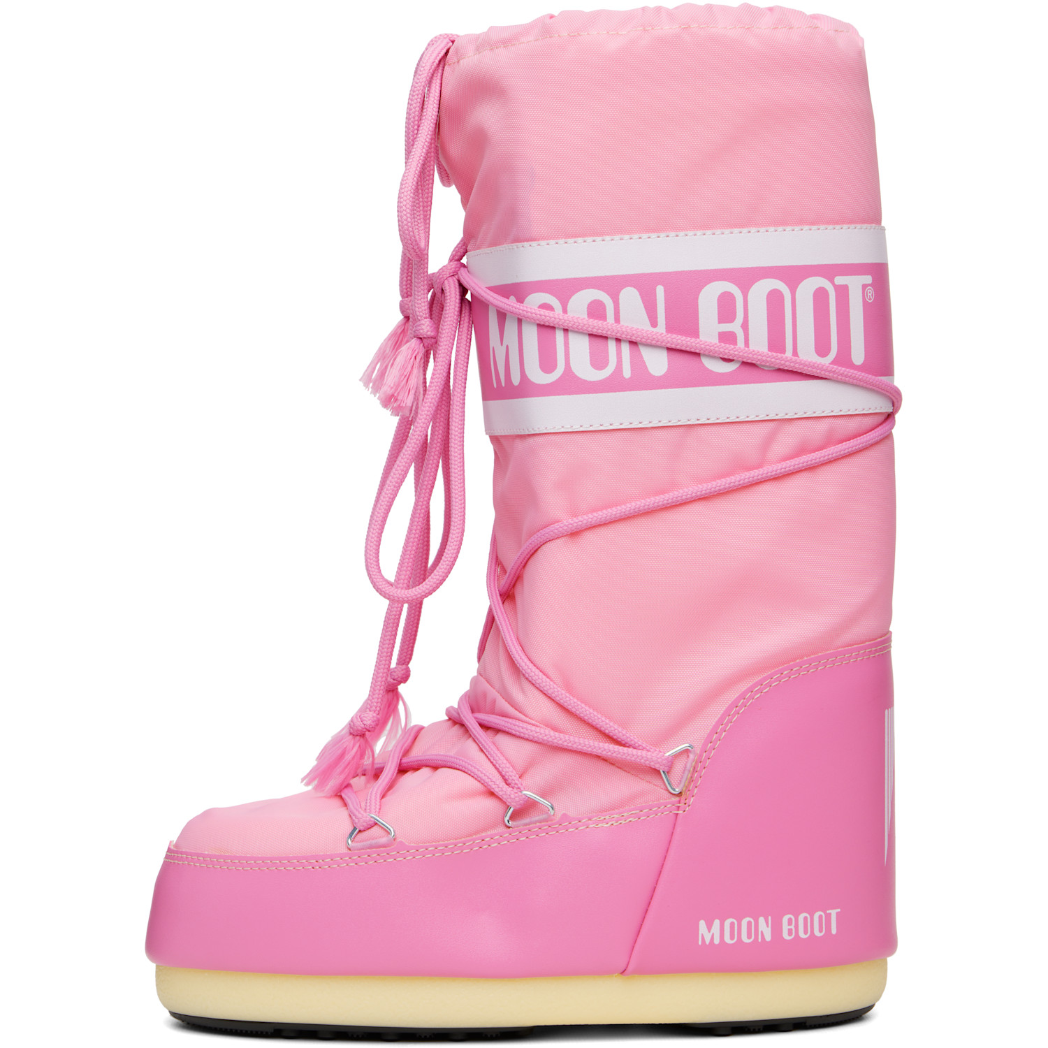  Moon Boot Pink Icon Nylon Boots 