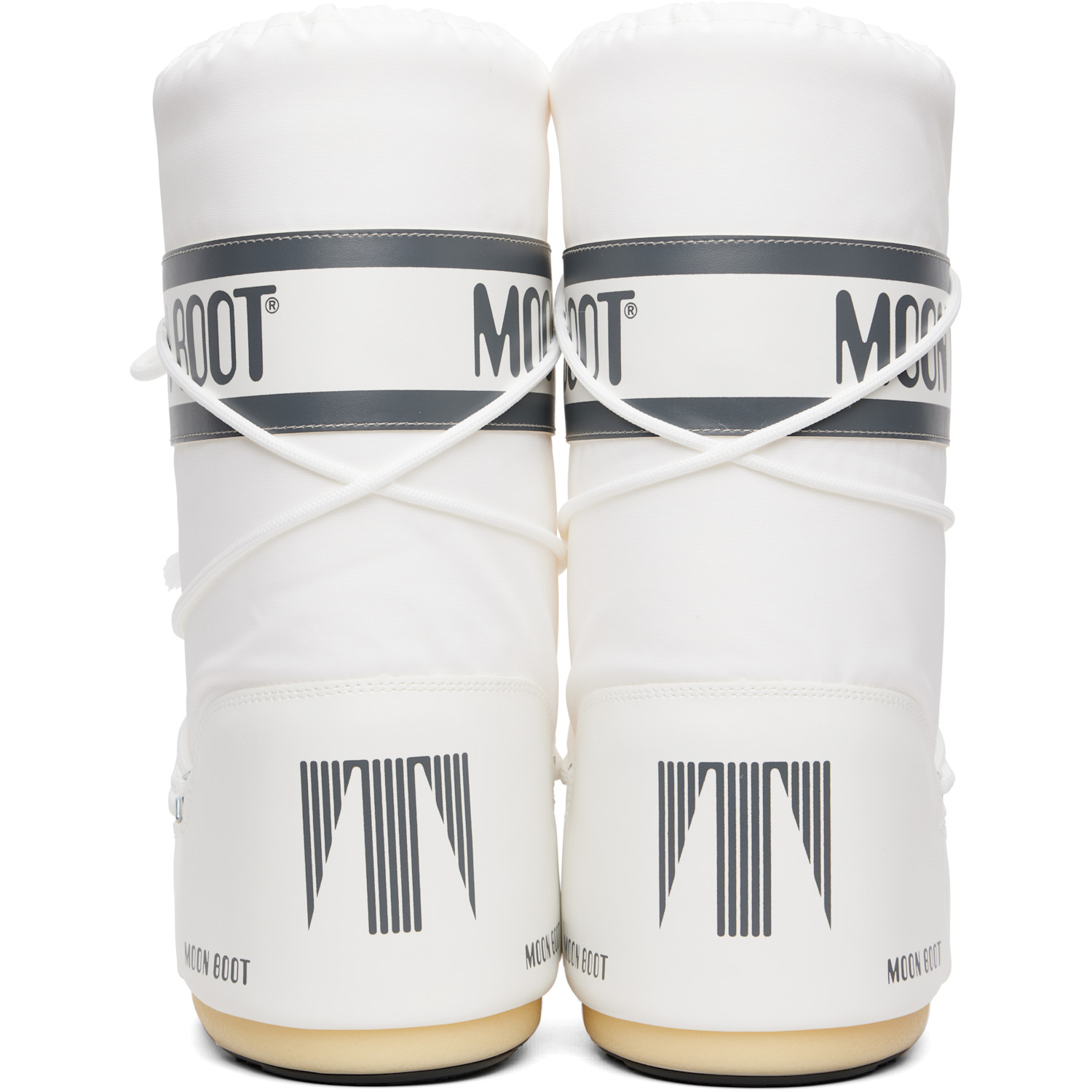  Moon Boot White Icon Nylon Boots 