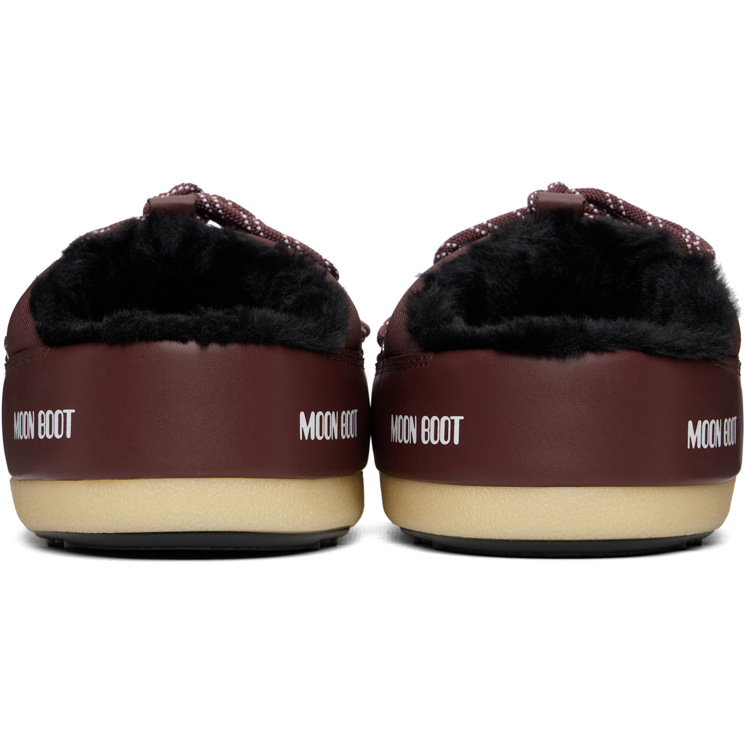  Moon Boot Burgundy Evx Nylon Mule Loafers 