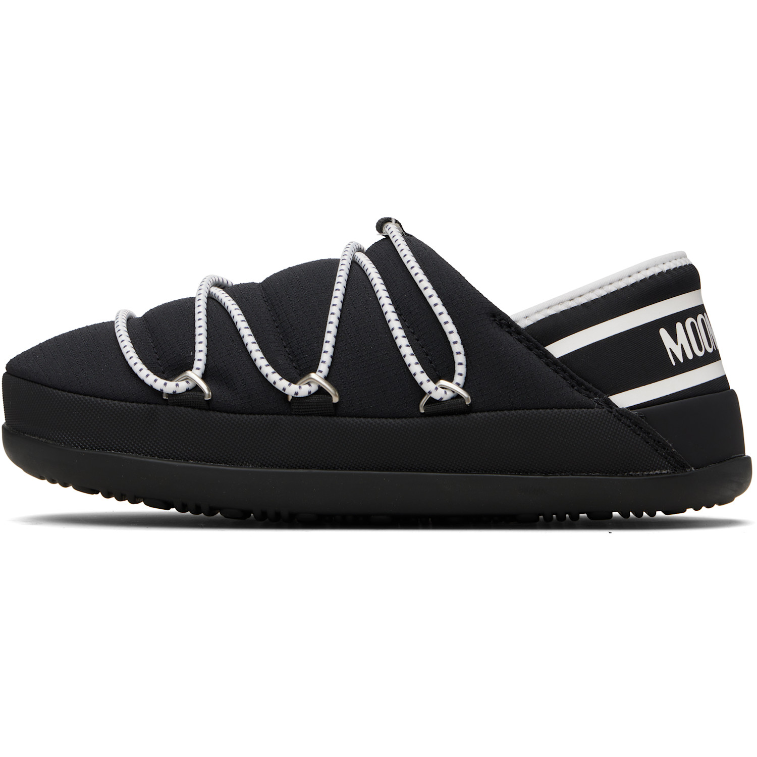  Moon Boot Black Icon Slipper Loafers 
