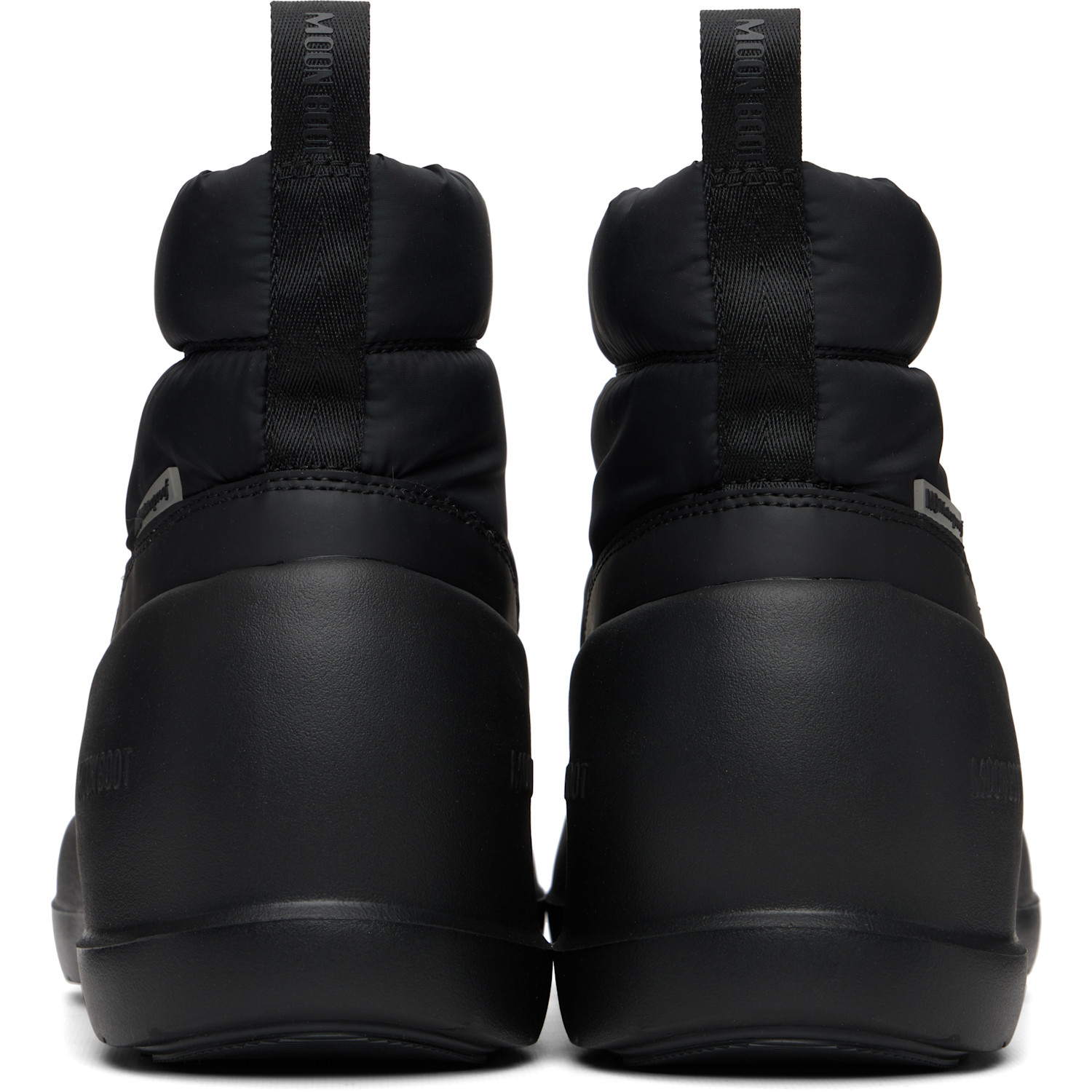  Moon Boot Black Mezzaluna Puffy Boots 