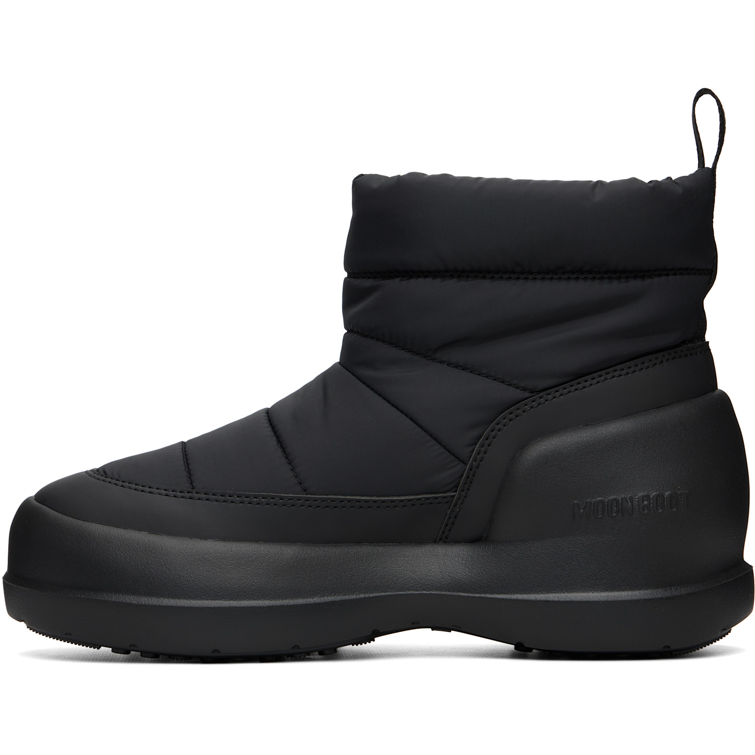 Moon Boot Black Mezzaluna Puffy Boots 