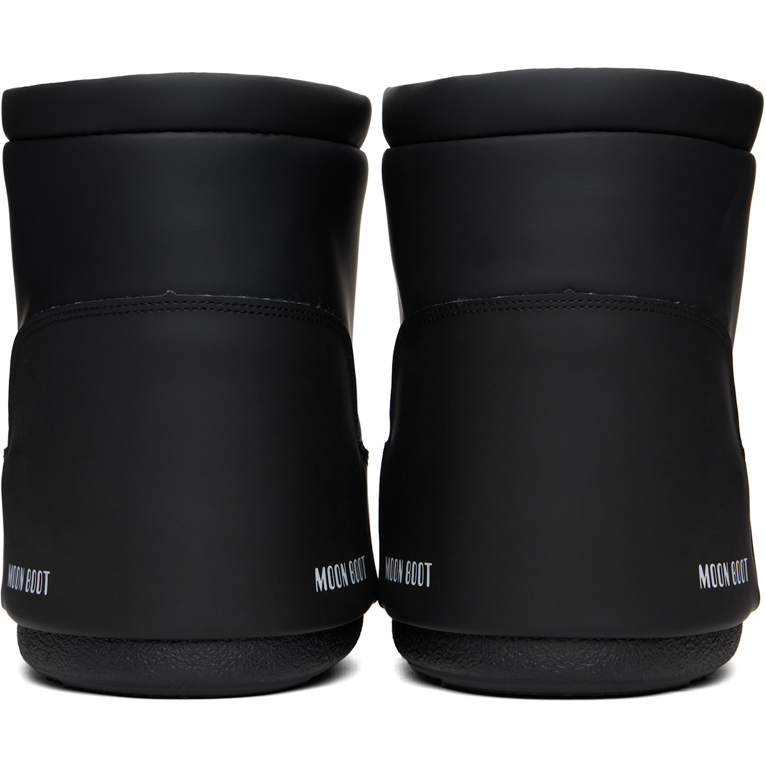 Moon Boot Black No Lace Rubber Boots 
