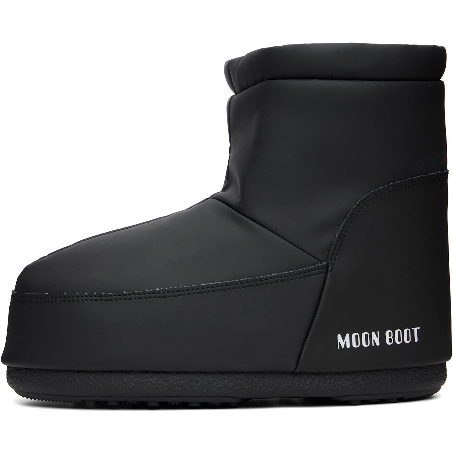  Moon Boot Black No Lace Rubber Boots 