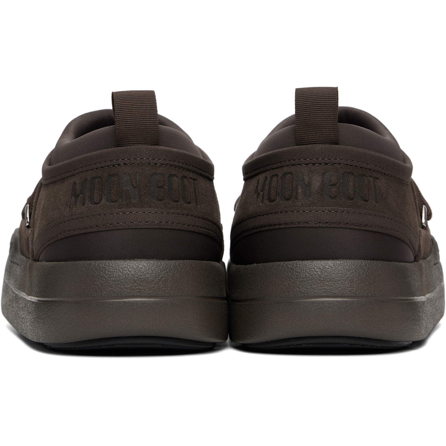  Moon Boot Brown Park Icon Suede Loafers 