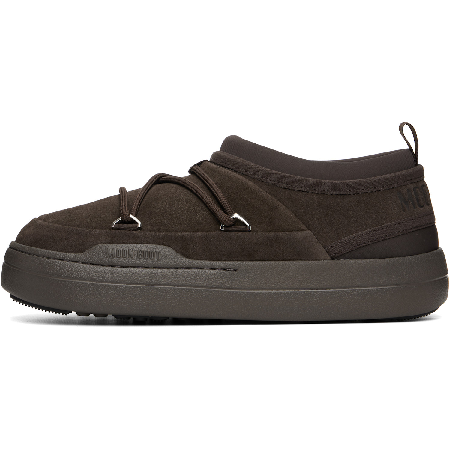  Moon Boot Brown Park Icon Suede Loafers 