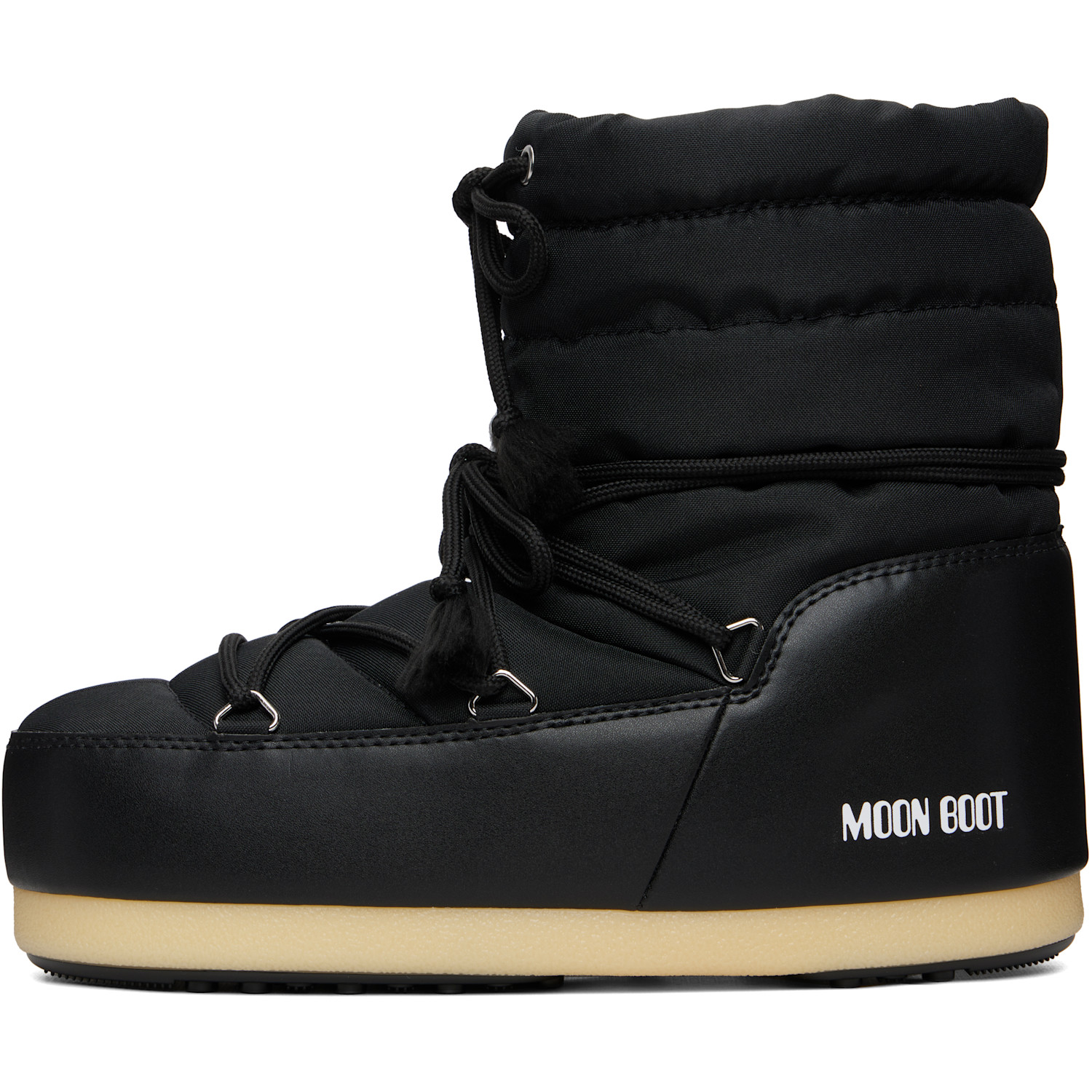  Moon Boot Black Evx Light Low Nylon Boots 