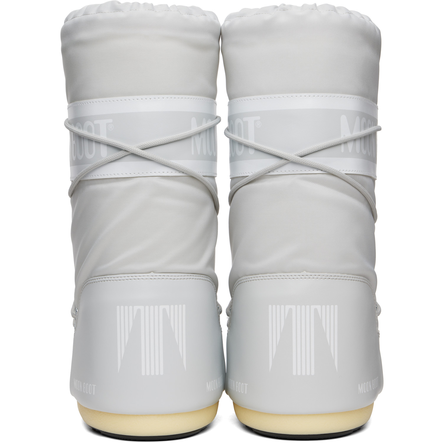  Moon Boot Gray Icon Nylon Boots 