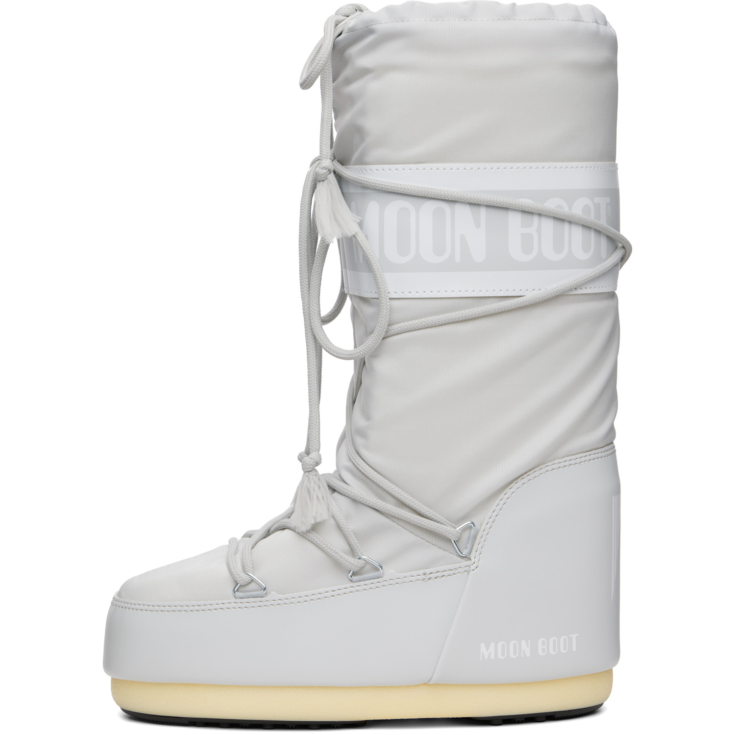  Moon Boot Gray Icon Nylon Boots 