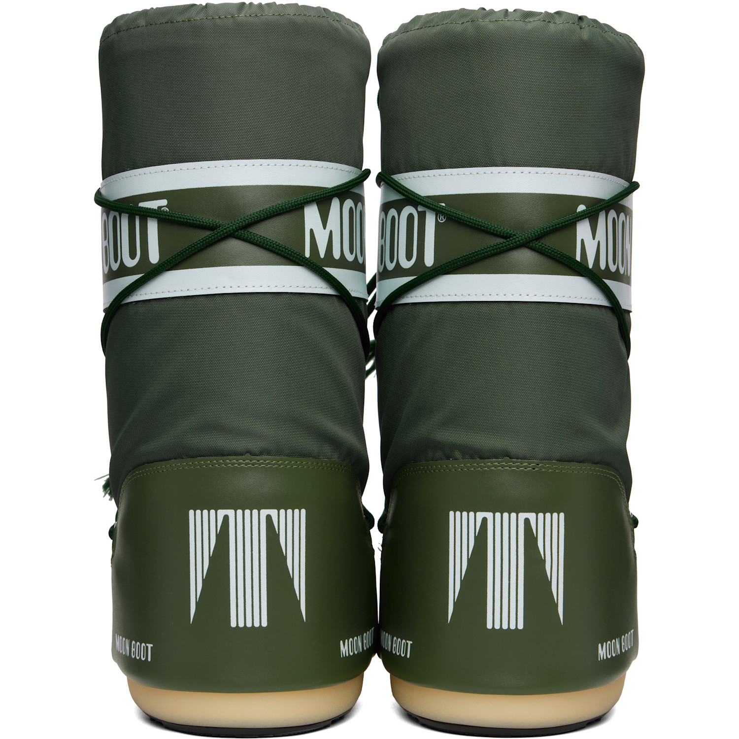  Moon Boot Green Icon Nylon Boots 