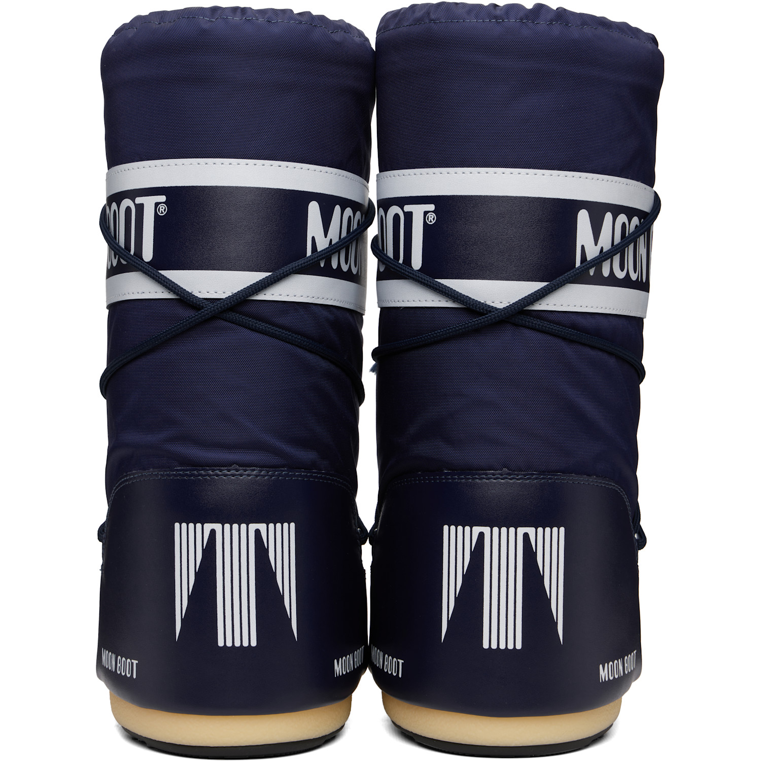  Moon Boot Navy Icon Nylon Boots 