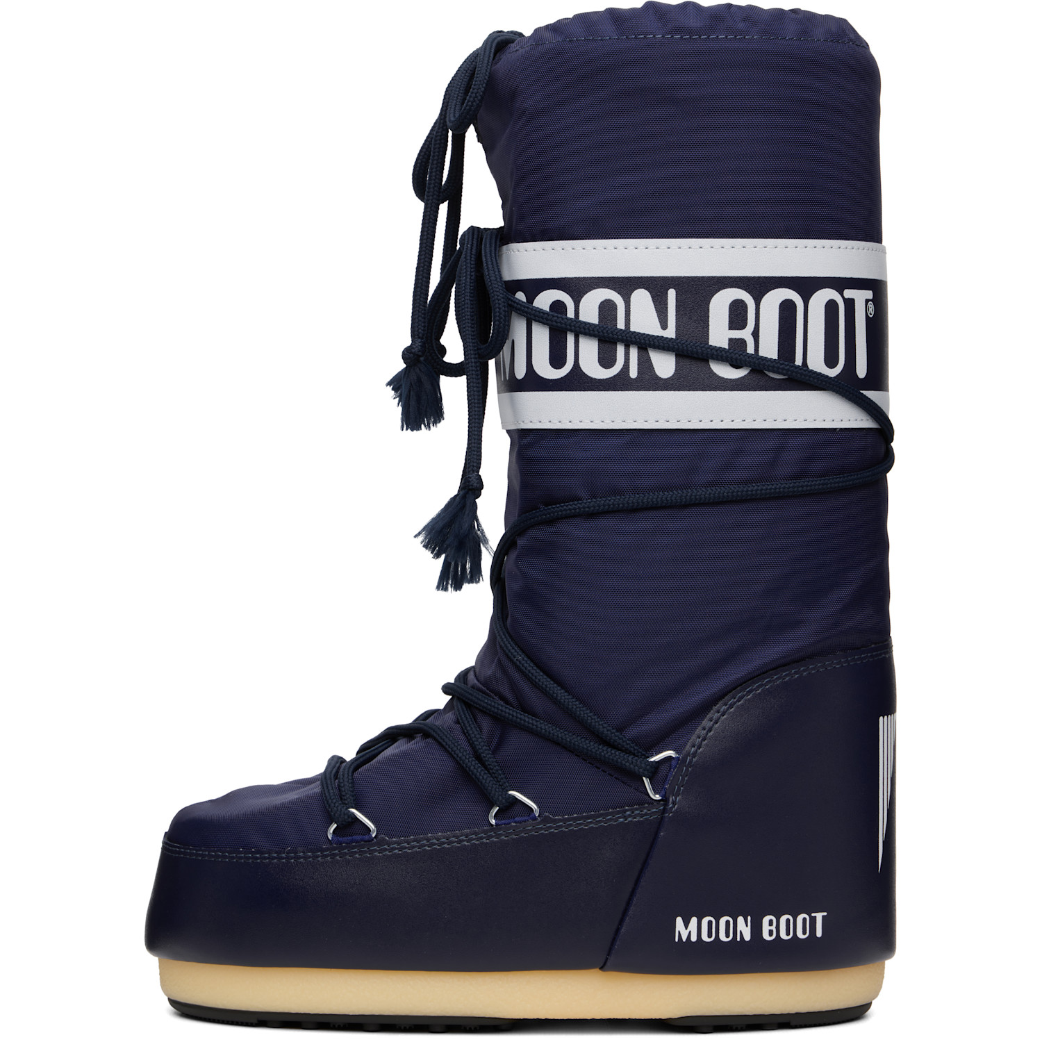  Moon Boot Navy Icon Nylon Boots 