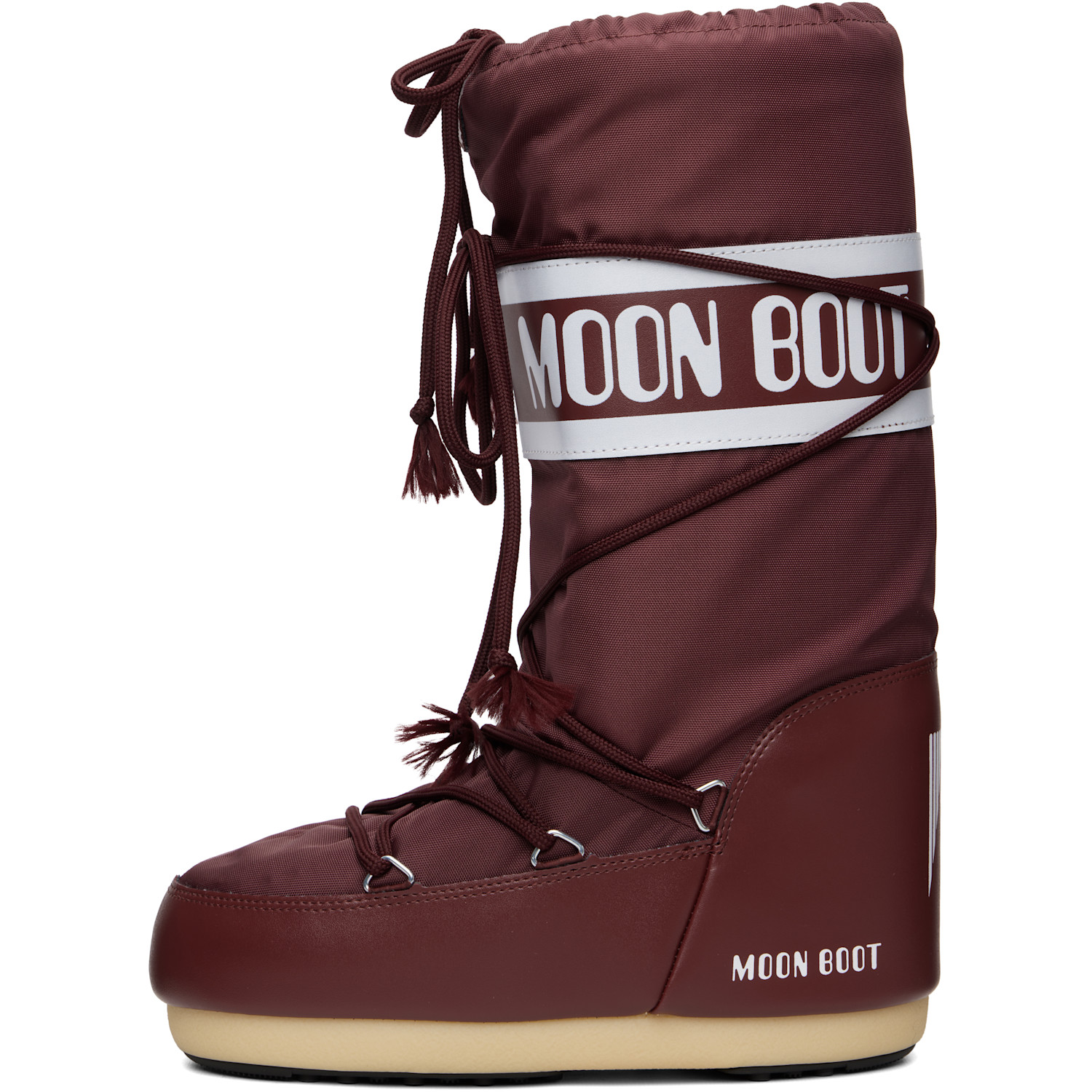  Moon Boot Burgundy Icon Nylon Boots 
