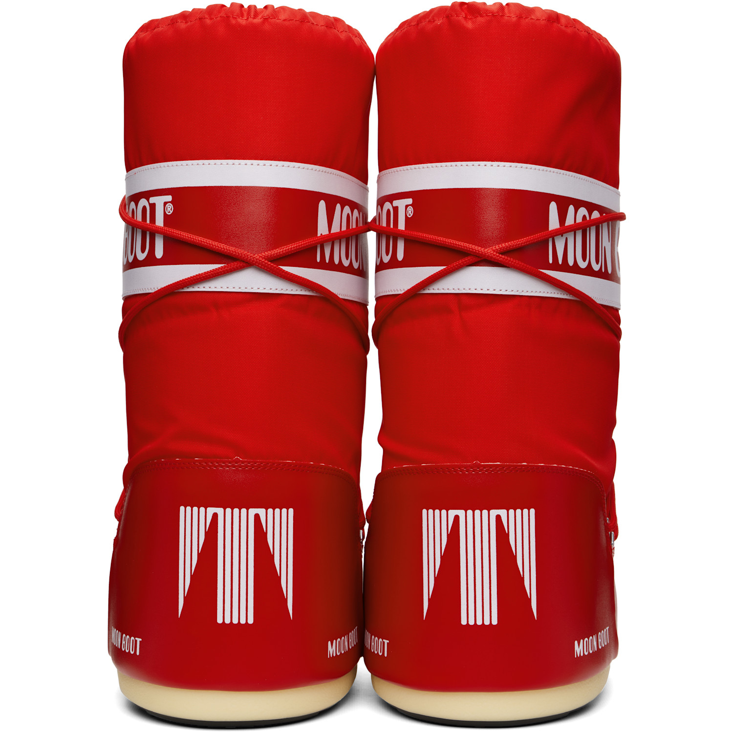  Moon Boot Red Icon Nylon Boots 