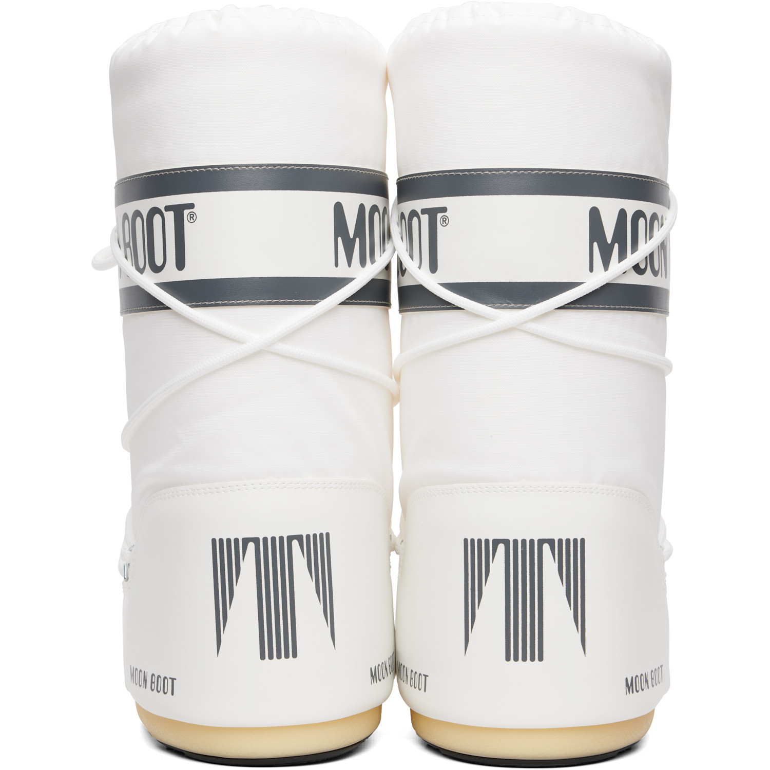  Moon Boot White Icon Nylon Boots 