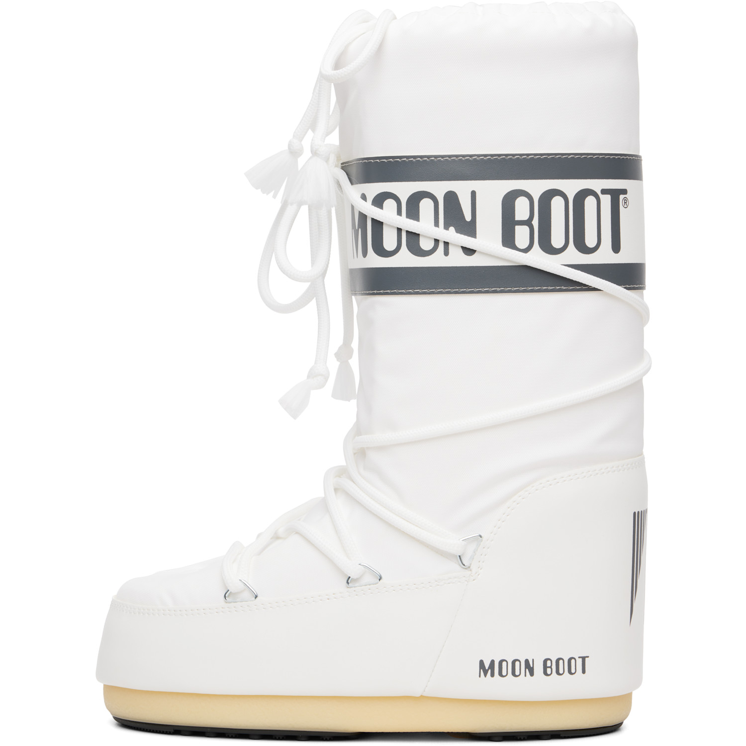  Moon Boot White Icon Nylon Boots 