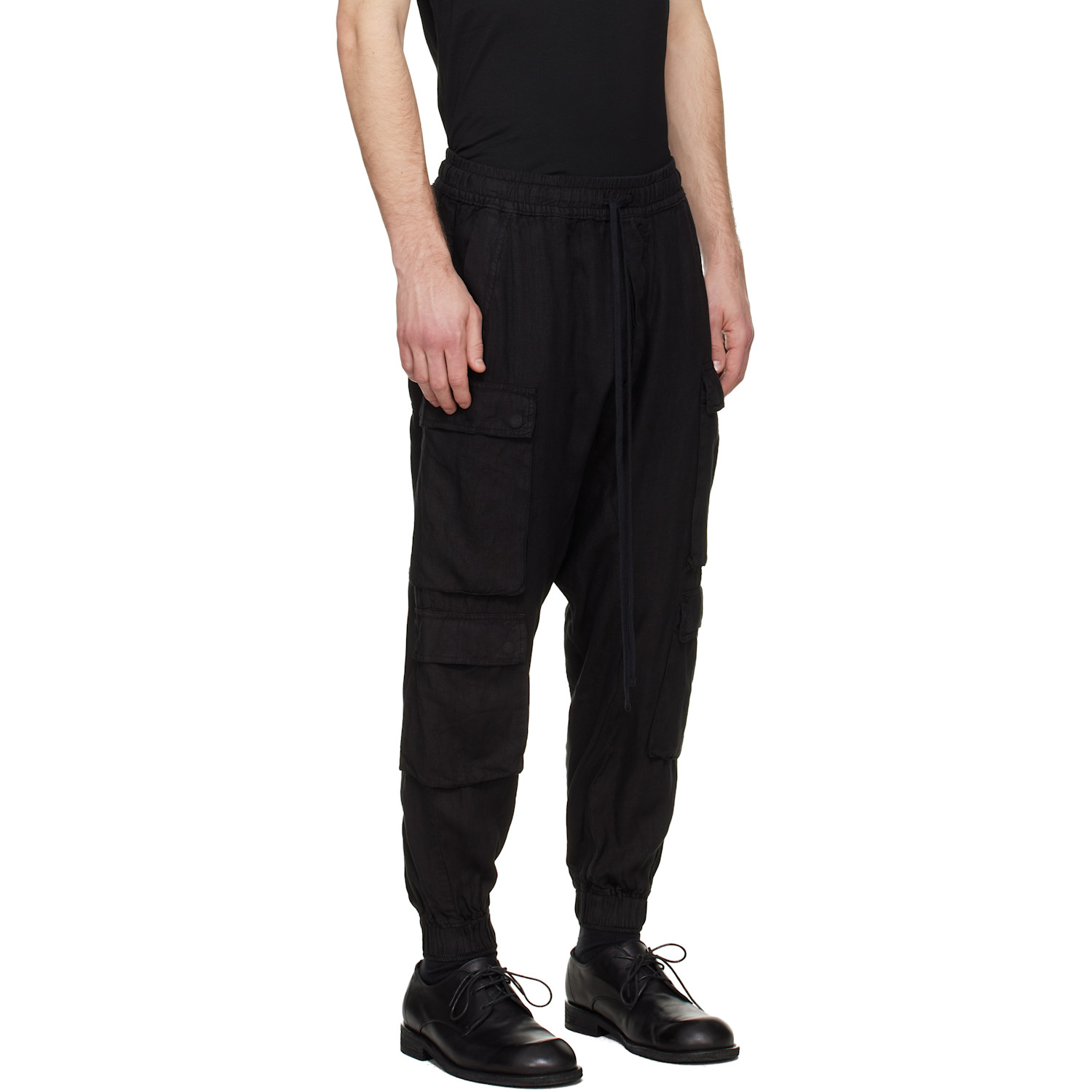  Thom/krom Black M P 46 Cargo Pants 