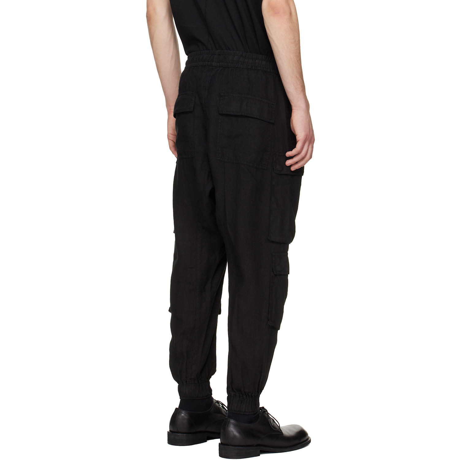  Thom/krom Black M P 46 Cargo Pants 