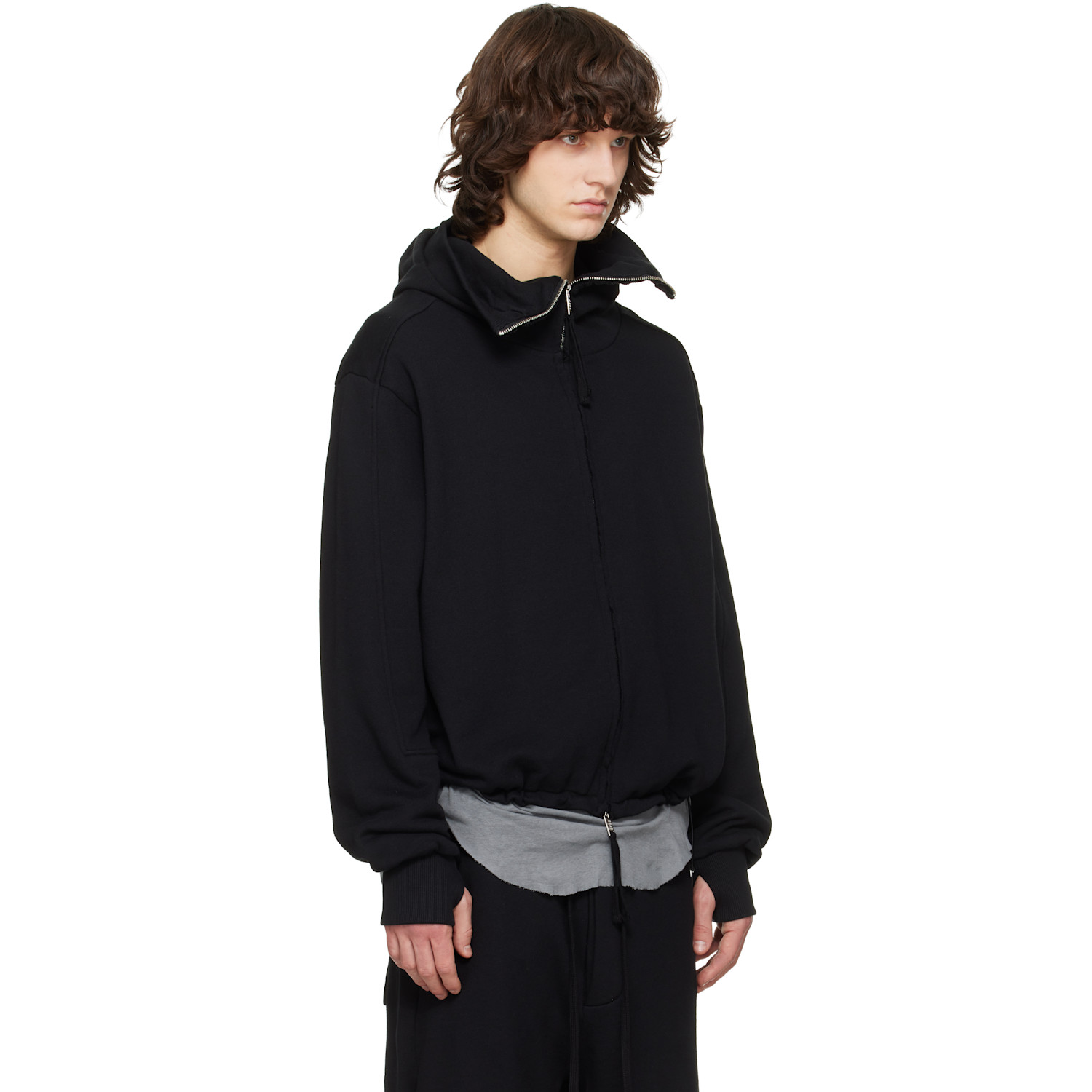  Thom/krom Black M Sj 695 Hoodie 