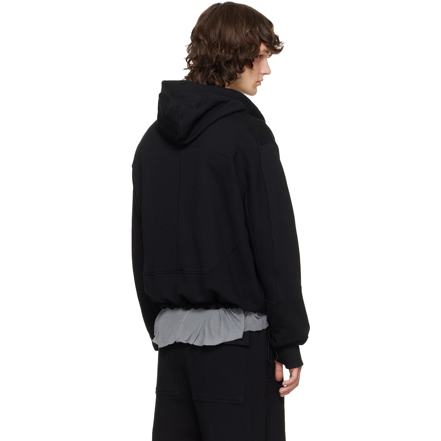  Thom/krom Black M Sj 695 Hoodie 