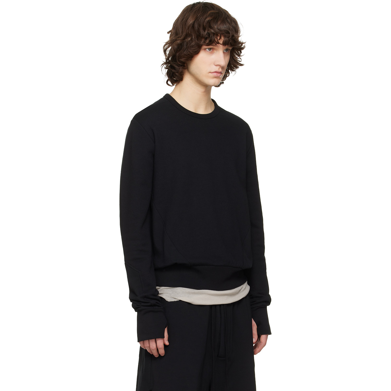  Thom/krom Black M S 189 Sweatshirt 