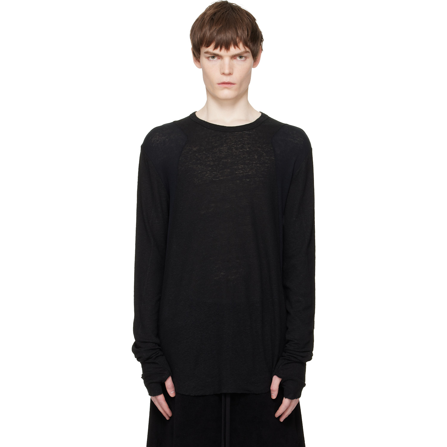 thom/krom Black M TS 932 T-shirt
