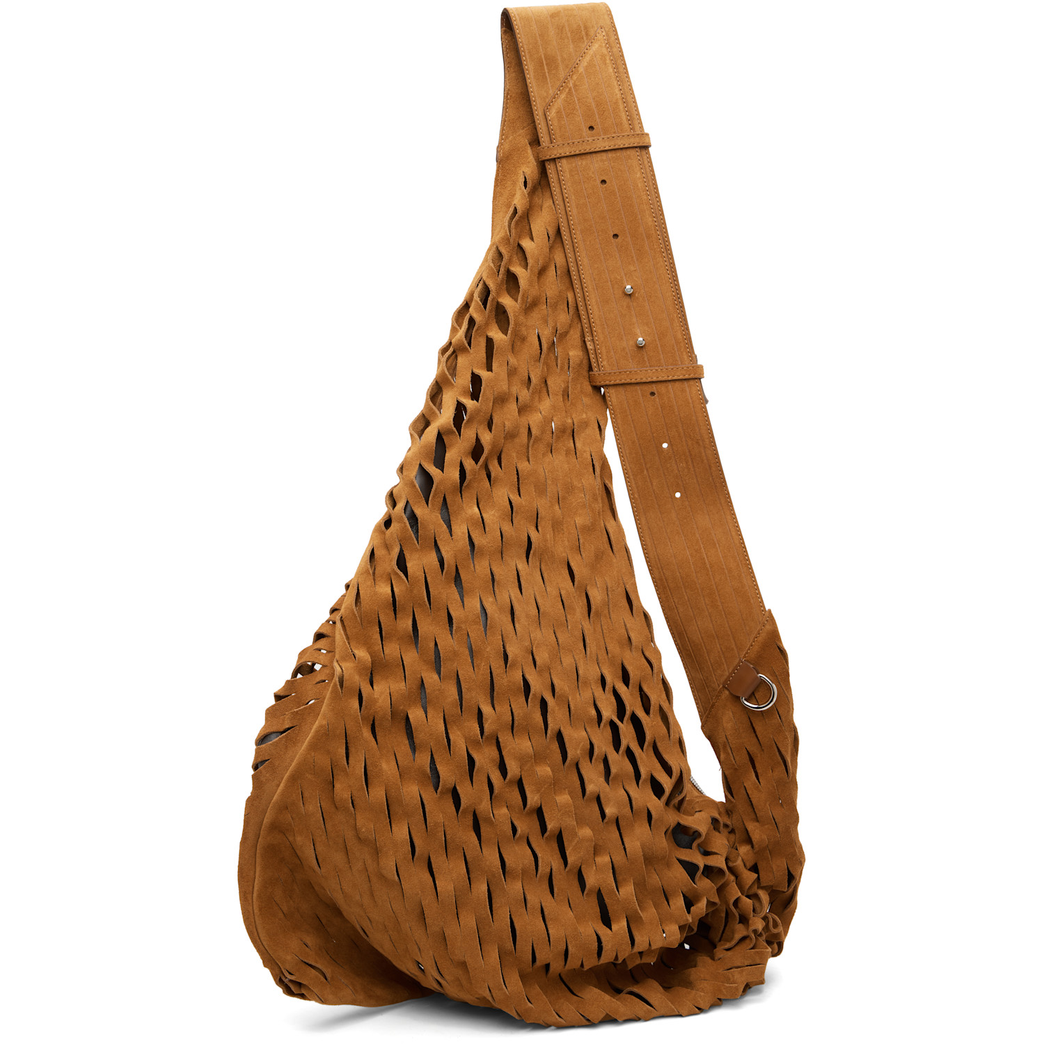  Kiko Kostadinov Tan Fiore Twisted Bag 