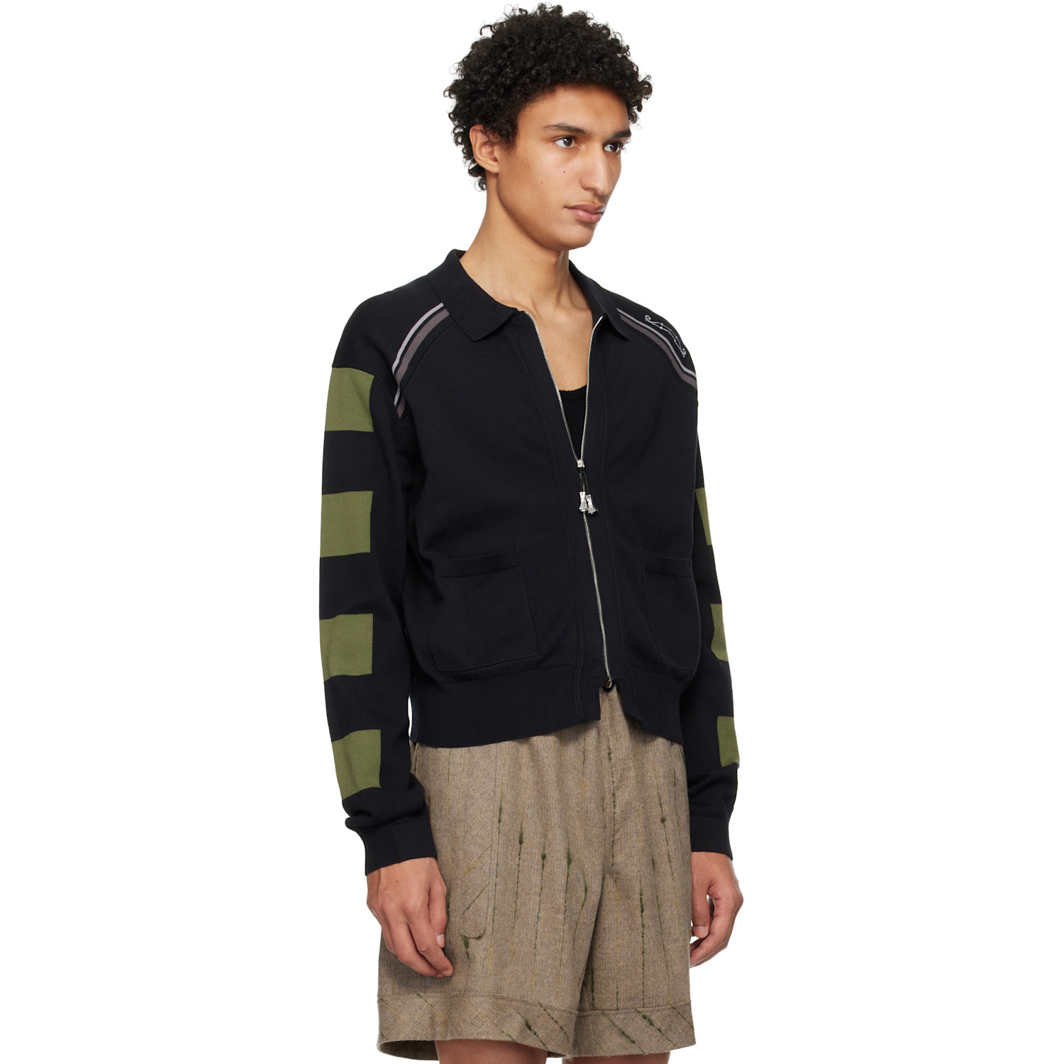  Kiko Kostadinov Black Kest Cardigan 