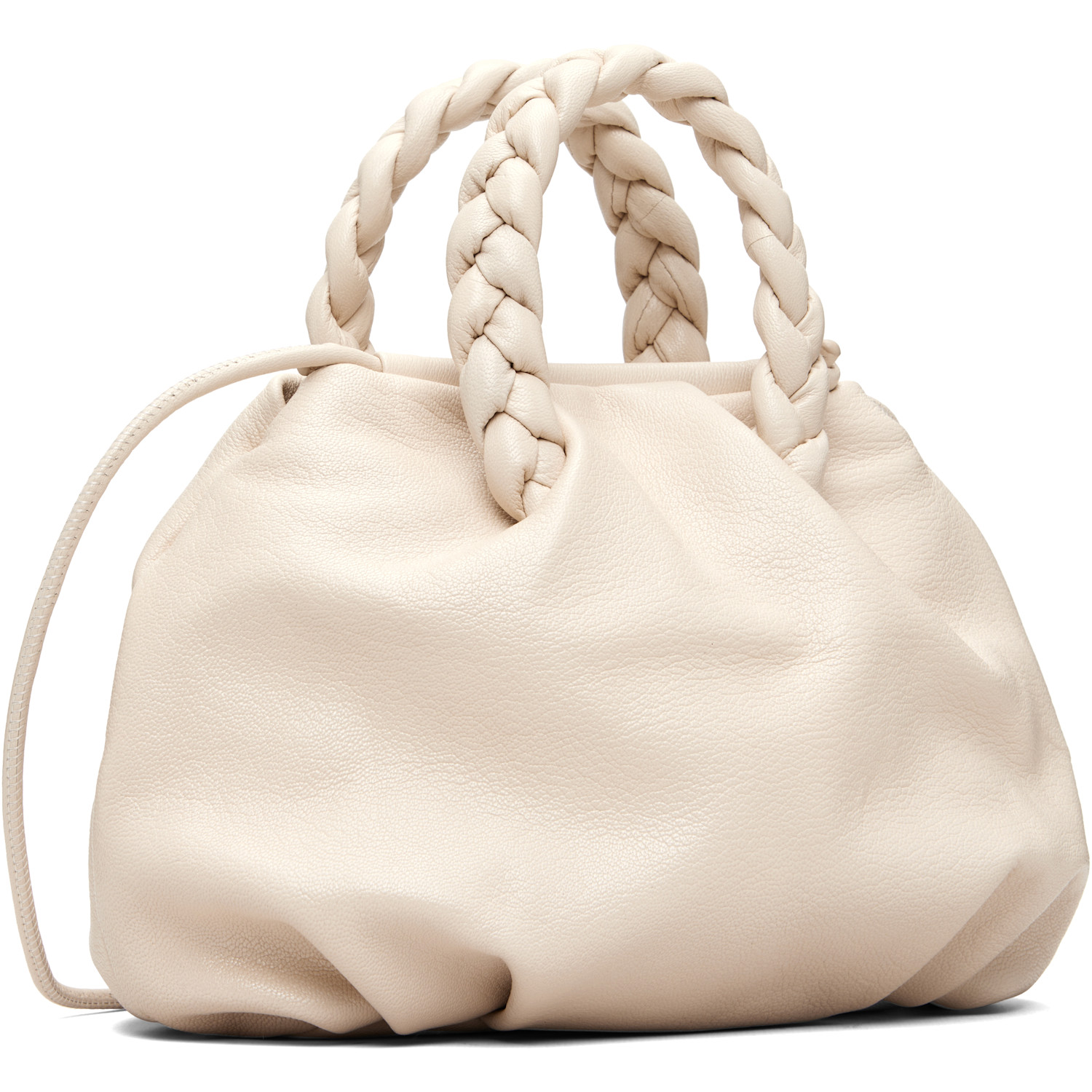  Hereu Off-white Bombon M Supple Shiny Bag 