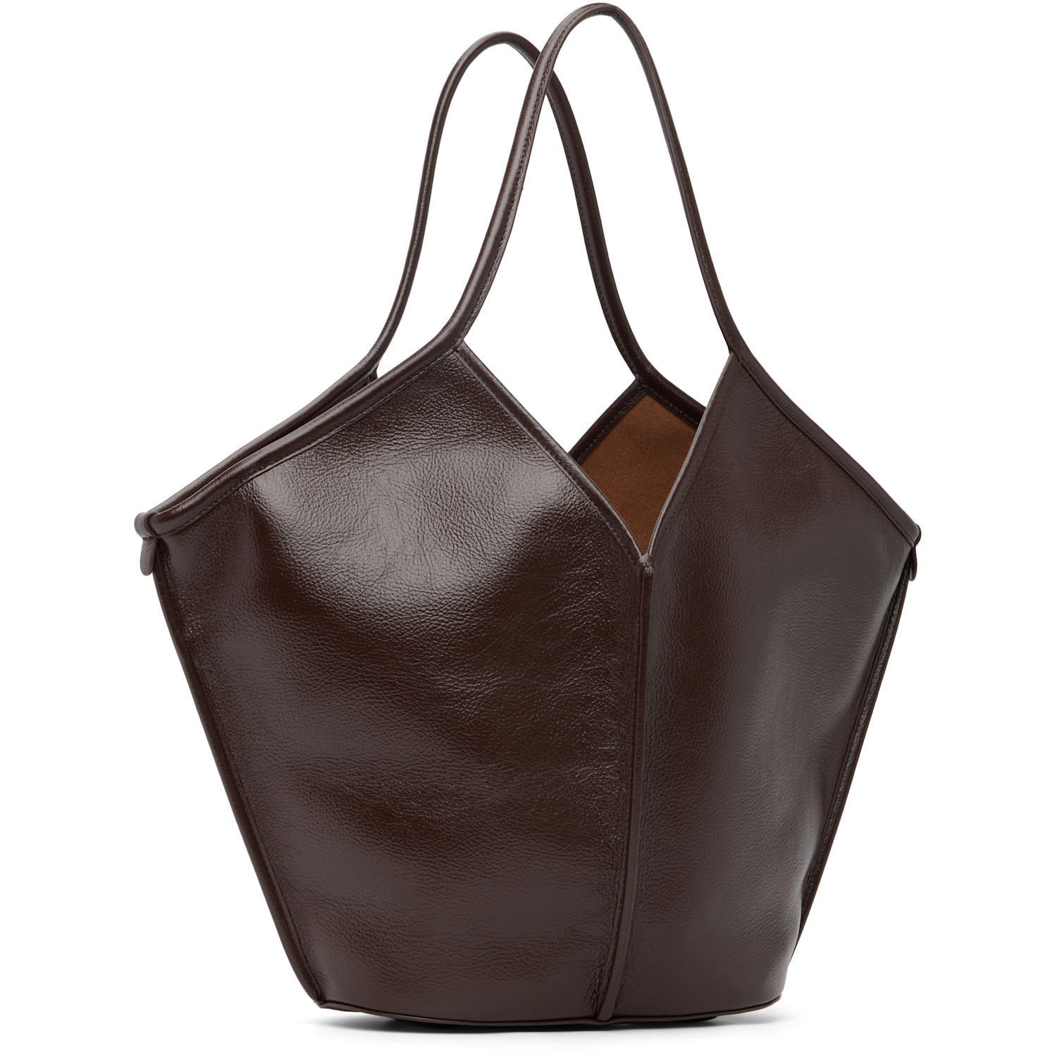  Hereu Brown Calella Distressed Tote 
