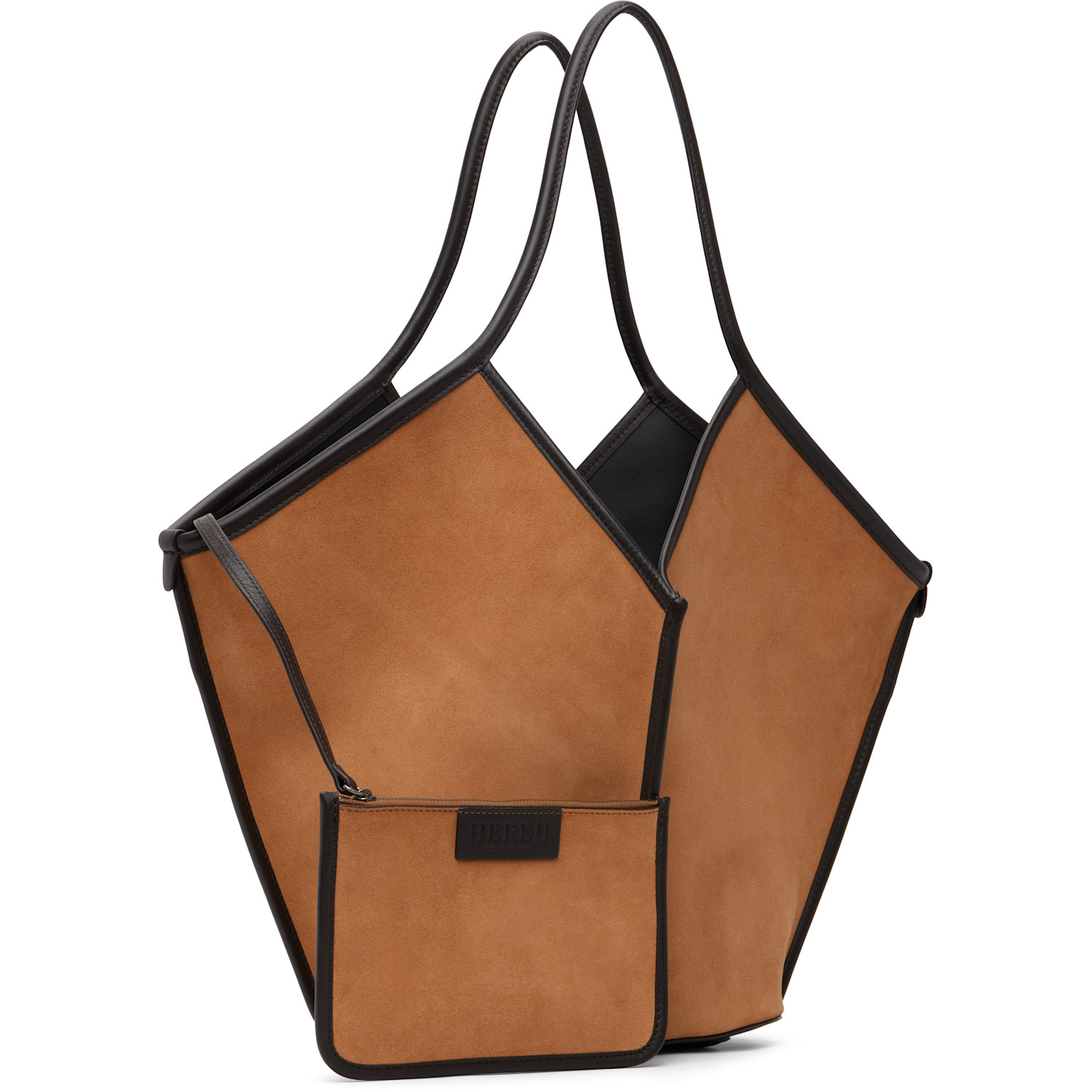  Hereu Tan Calella Suede Tote 