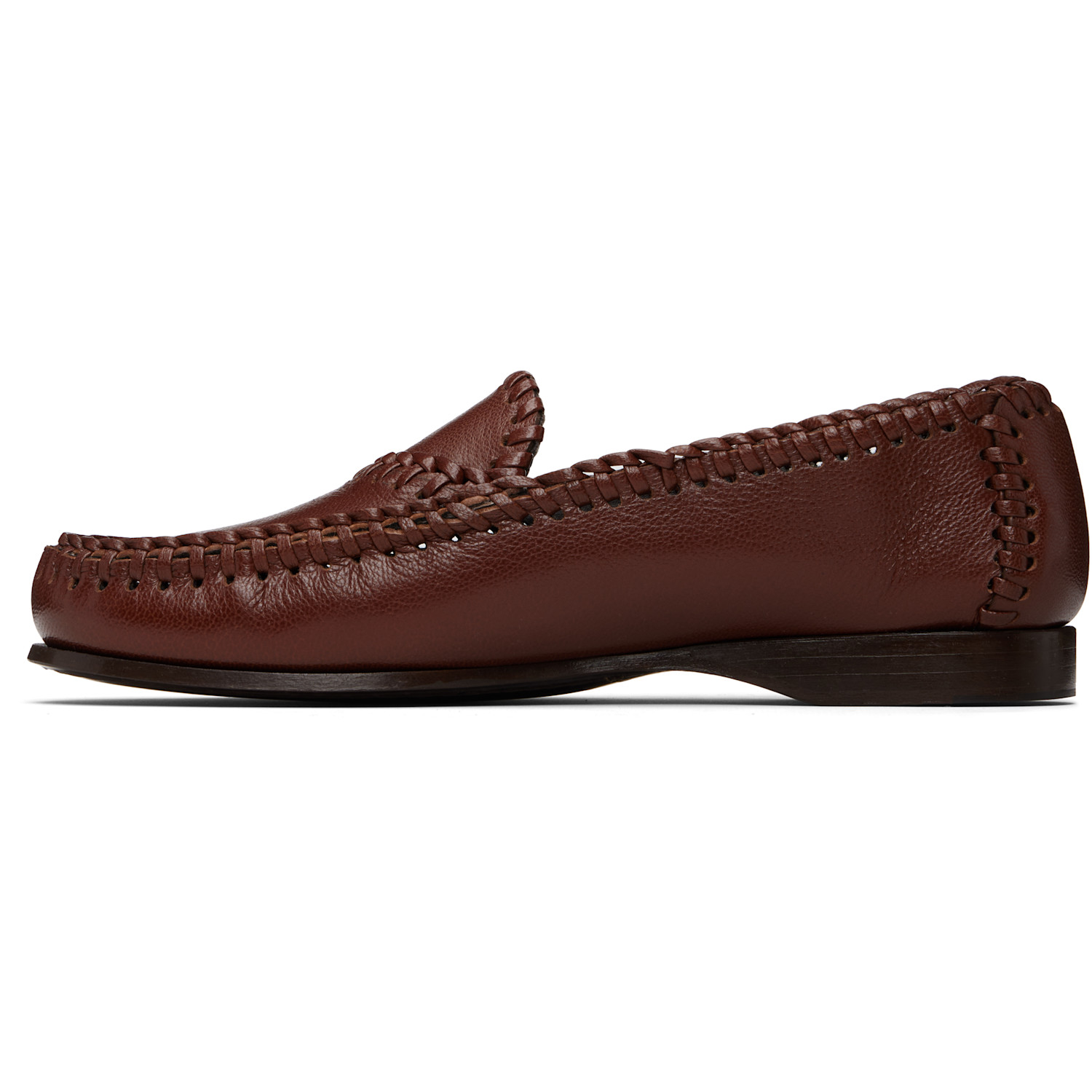  Hereu Brown Sastre Supple Shiny Loafers 
