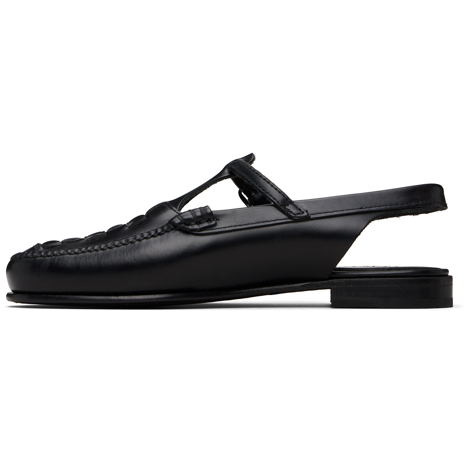  Hereu Black Roqueta Loafers 