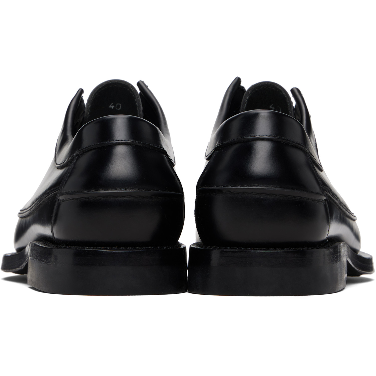  Hereu Black Priego Squared Derbys 