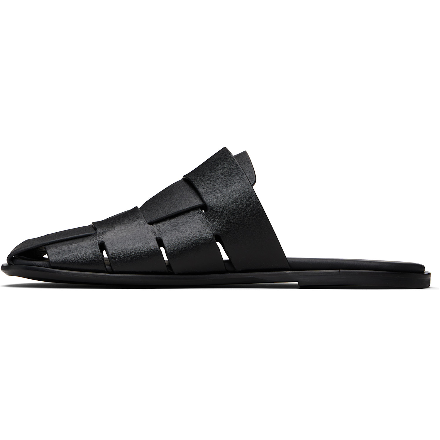 Hereu Black Dira Slim Slip-on Loafers 