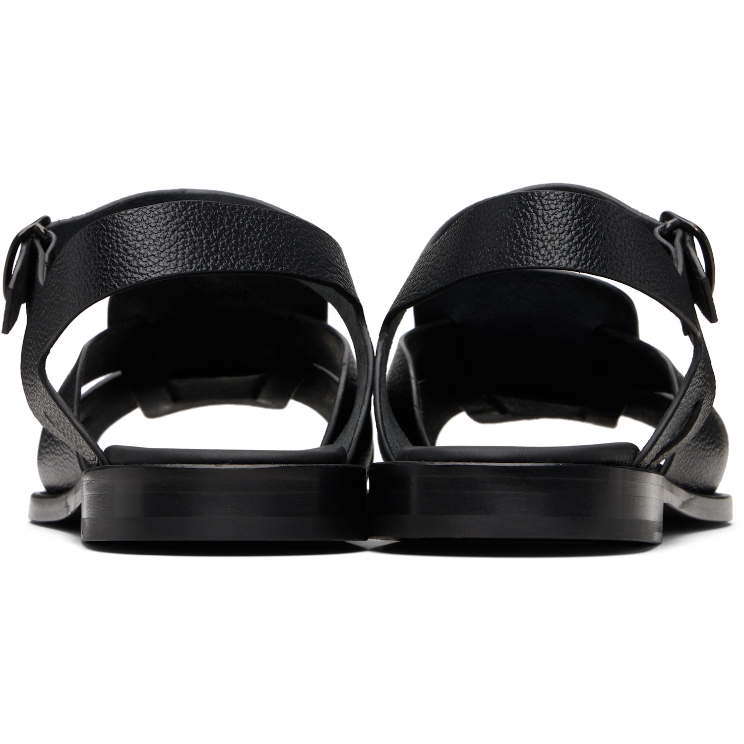  Hereu Black Roca 2 Grainy Veg Tanned Sandals 