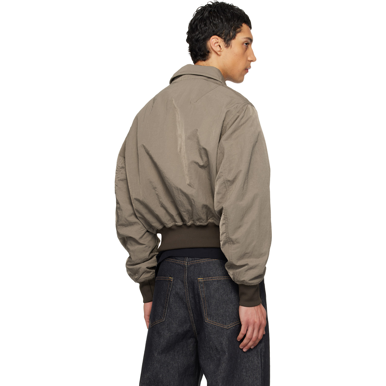  Hope Brown Camp Bomber Jacket 