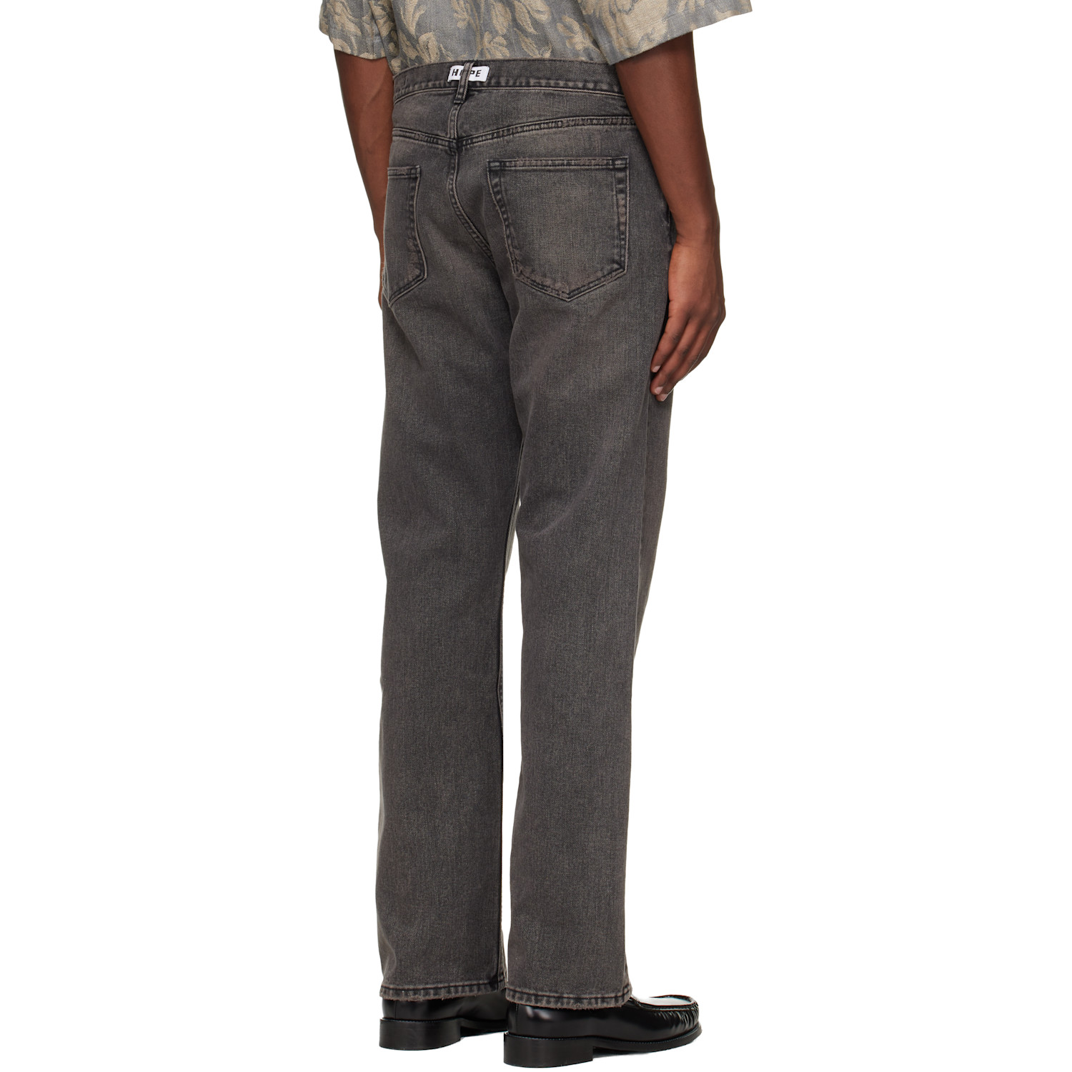  Hope Black Relaxed Bootcut Jeans 