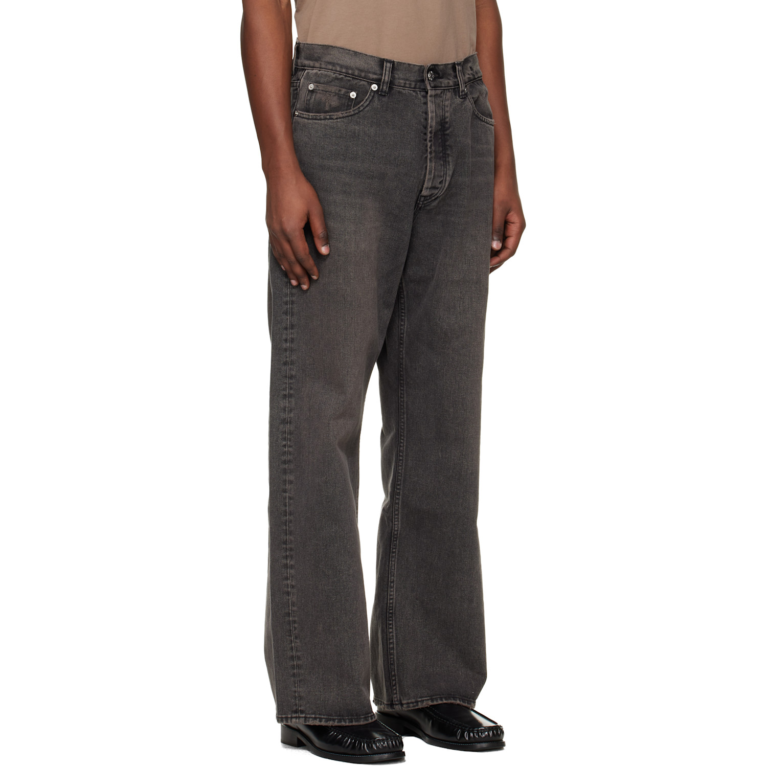  Hope Black Loose-fit Jeans 
