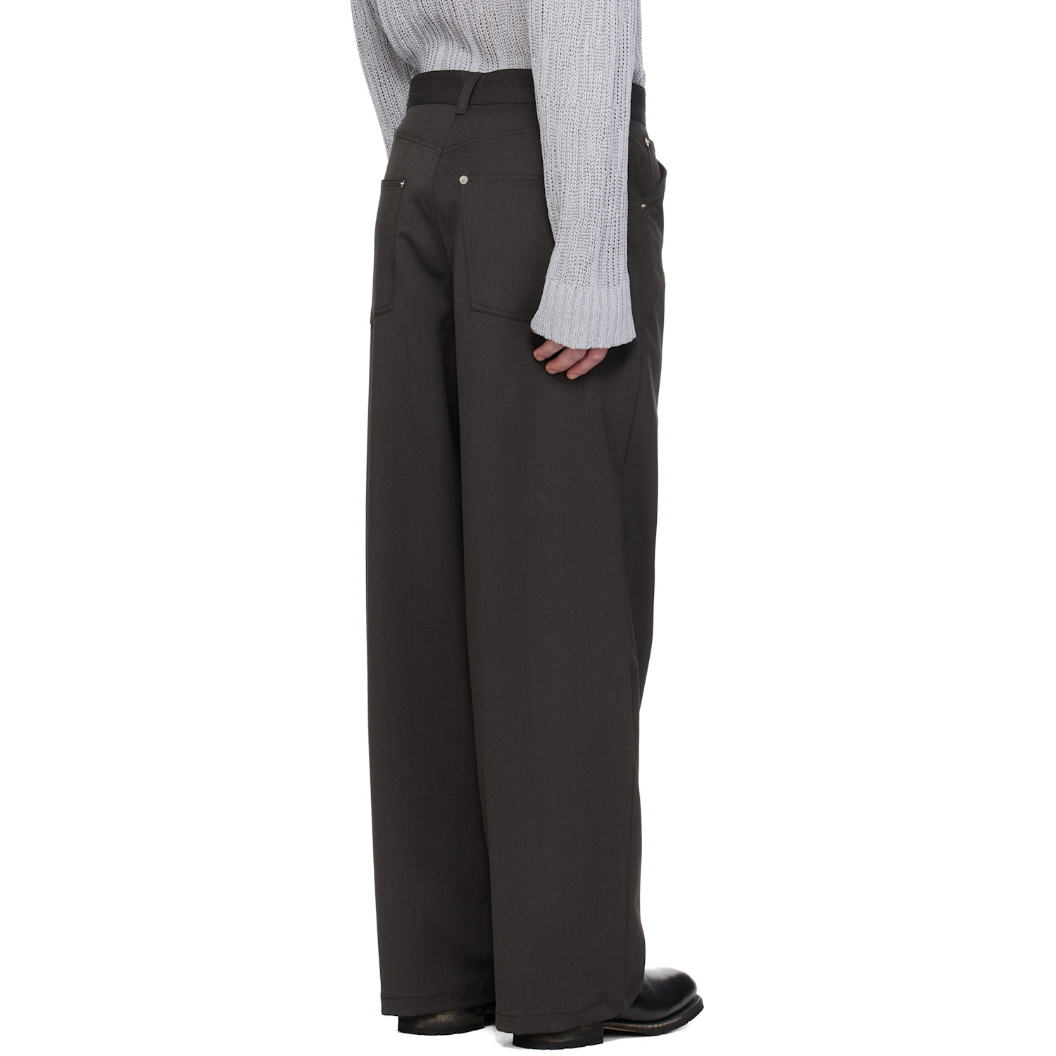  Hope Brown Loose-fit Stellar Trousers 