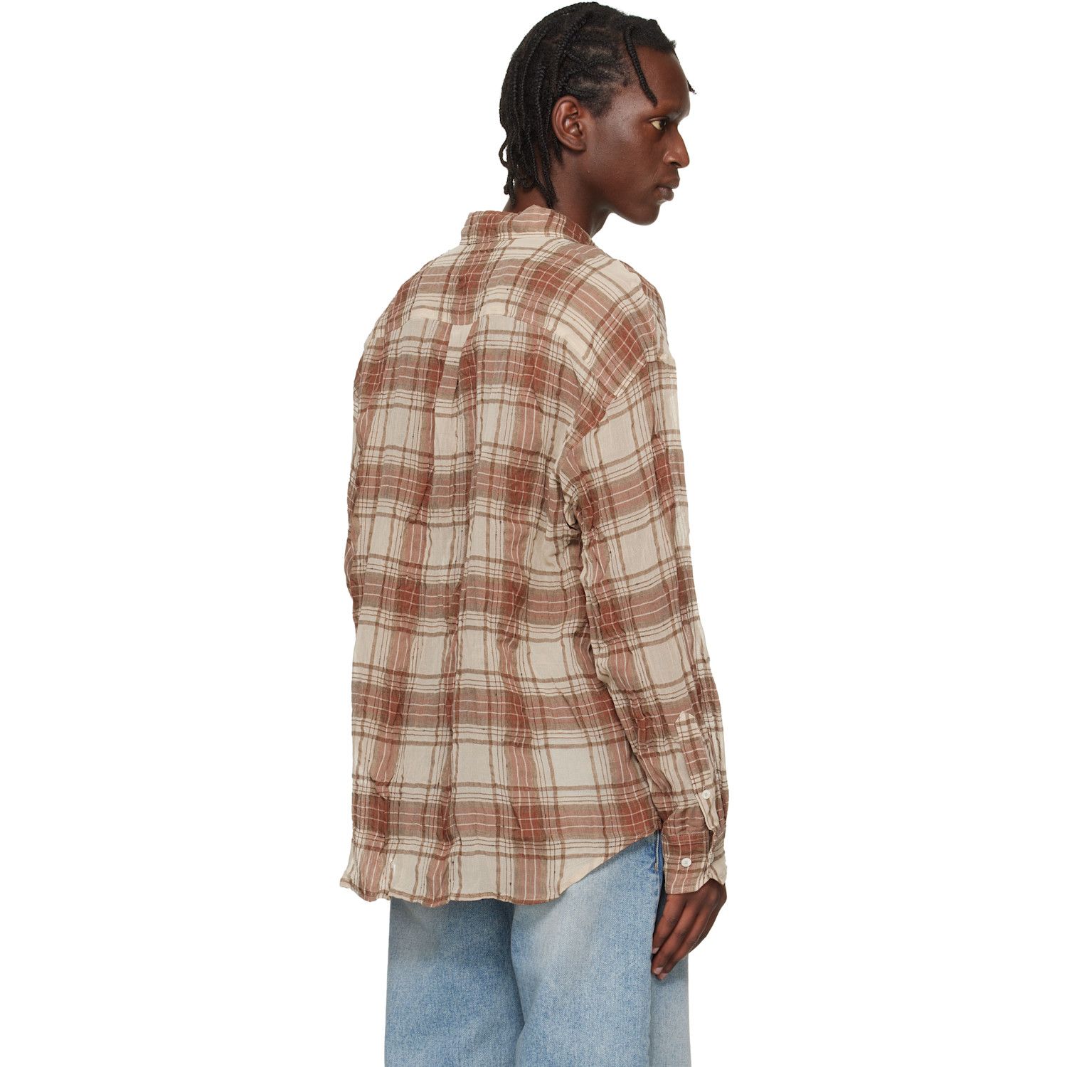  Hope Brown Wide-fit Shirt 