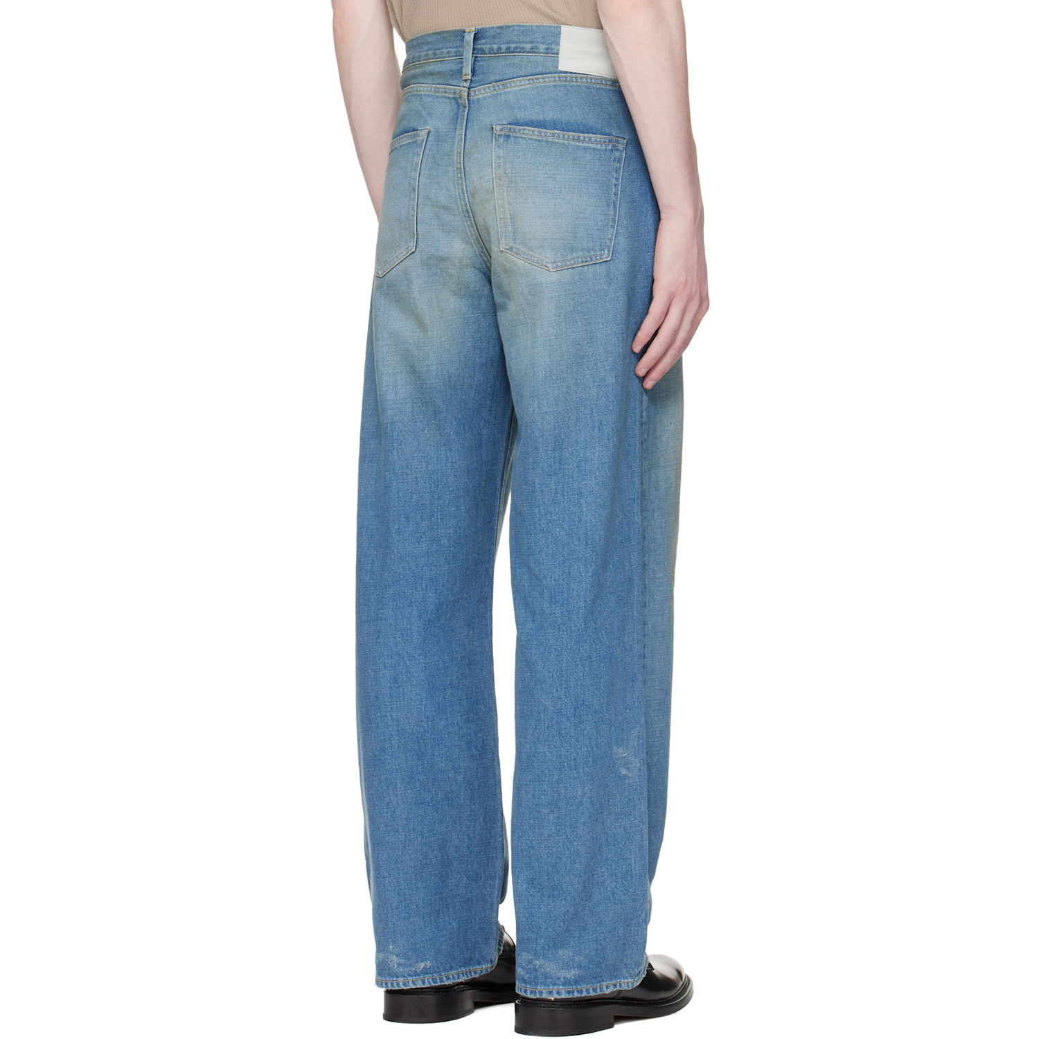  Ssstein Blue Loose Jeans 