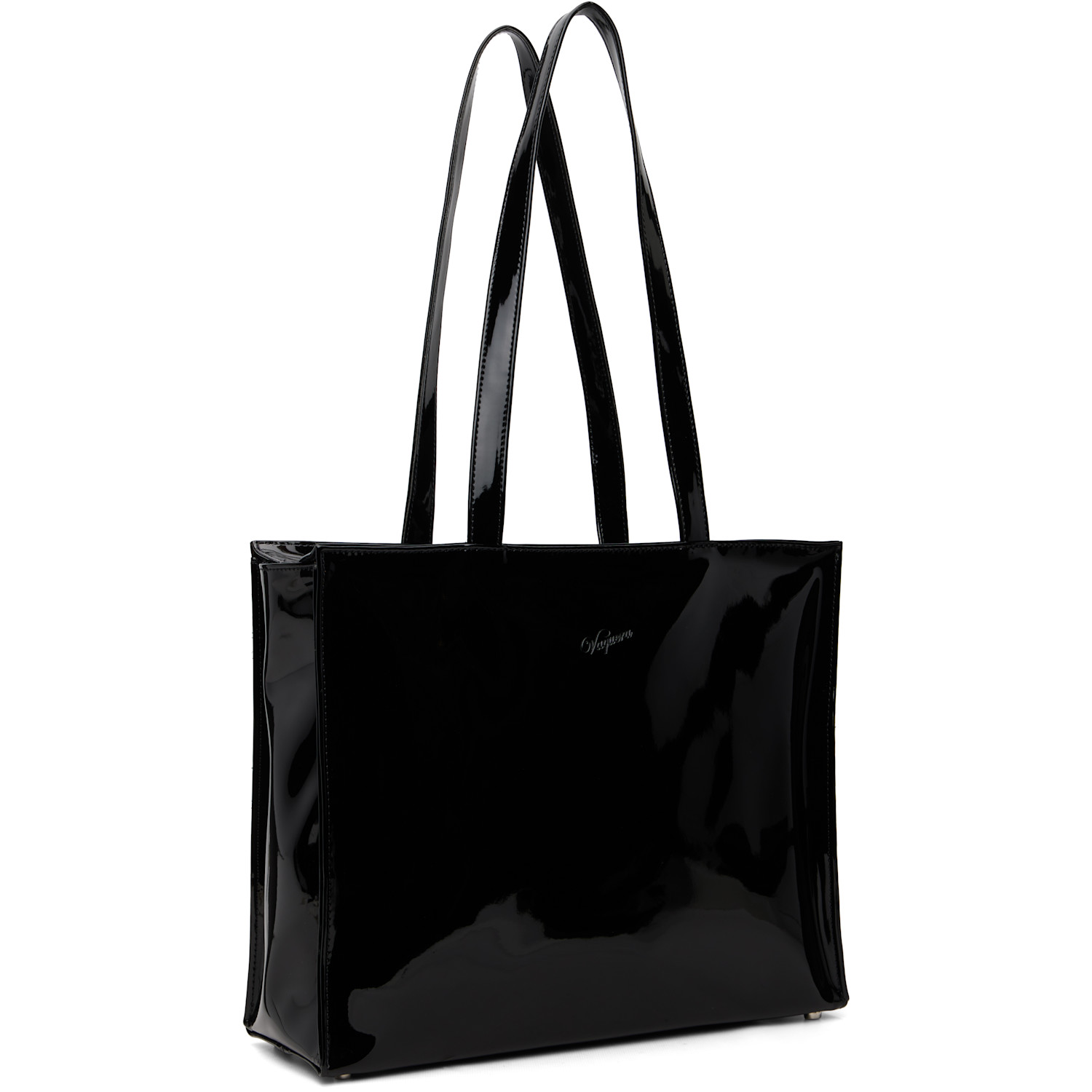  Vaquera Black Trompe L'oeil Tote 